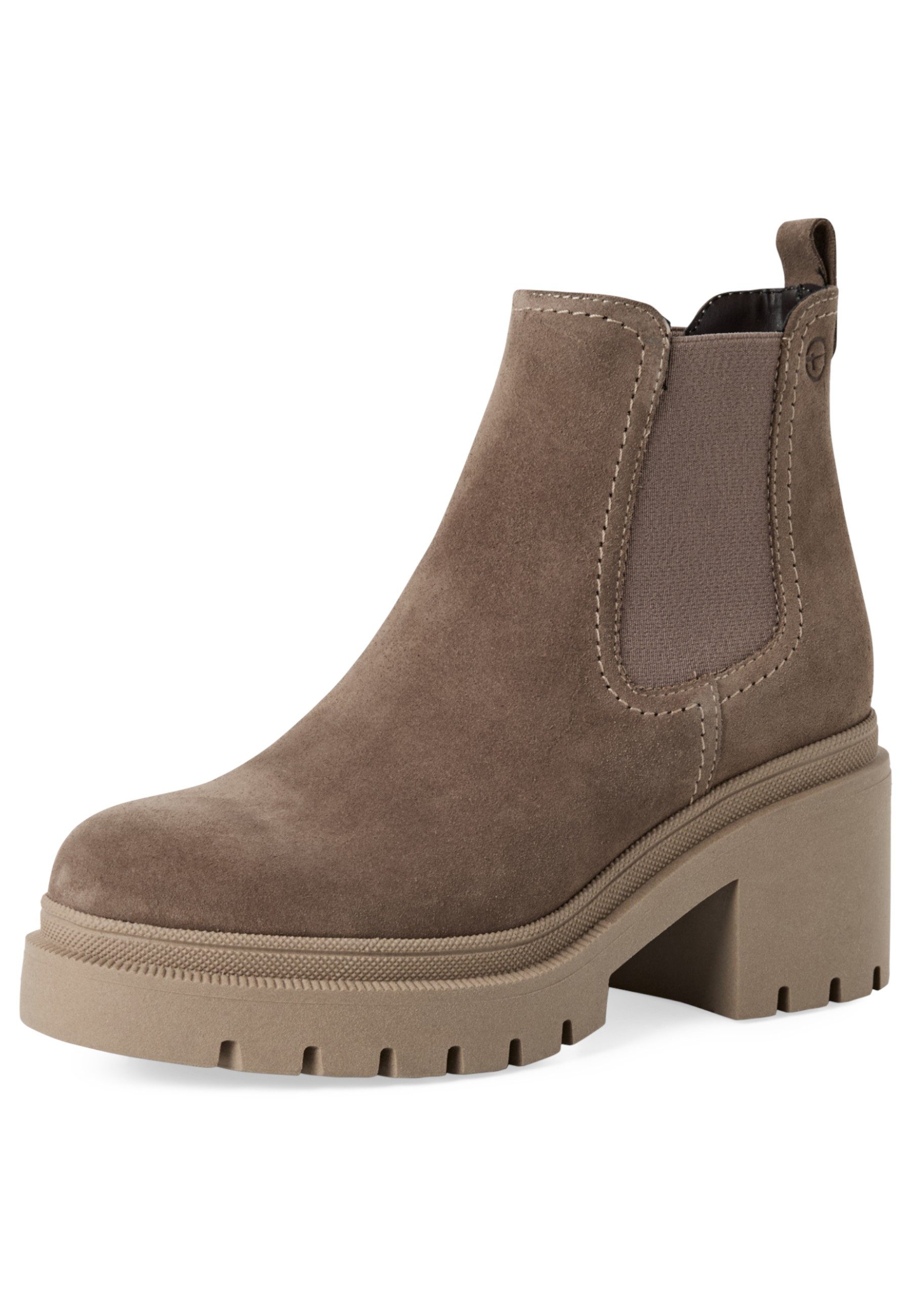 Tamaris 1-25459-41 378 Taupe Suede Stiefelette