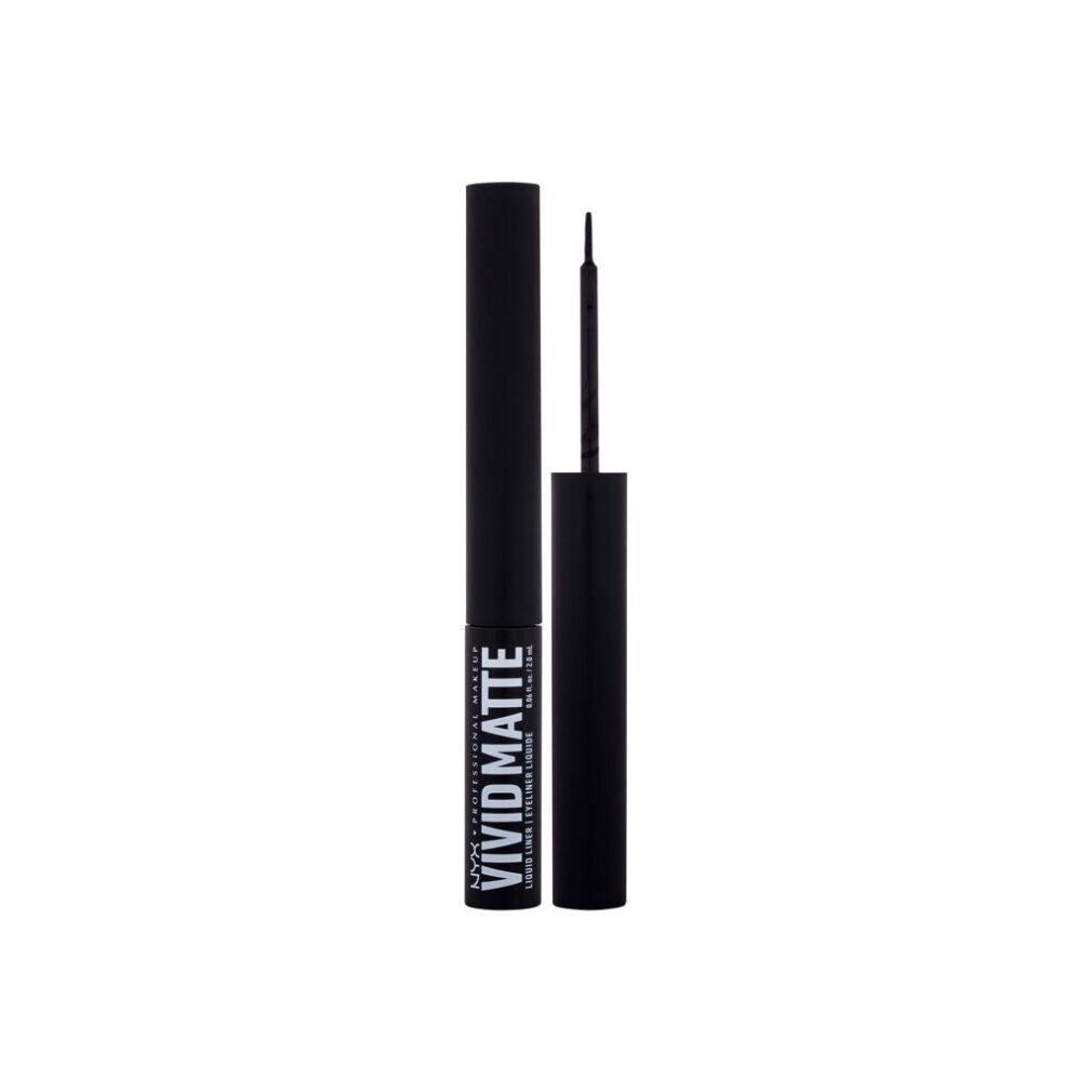 Nyx Professional Make Up Eyeliner Vivid Matte Liquid Liner Black 2ml