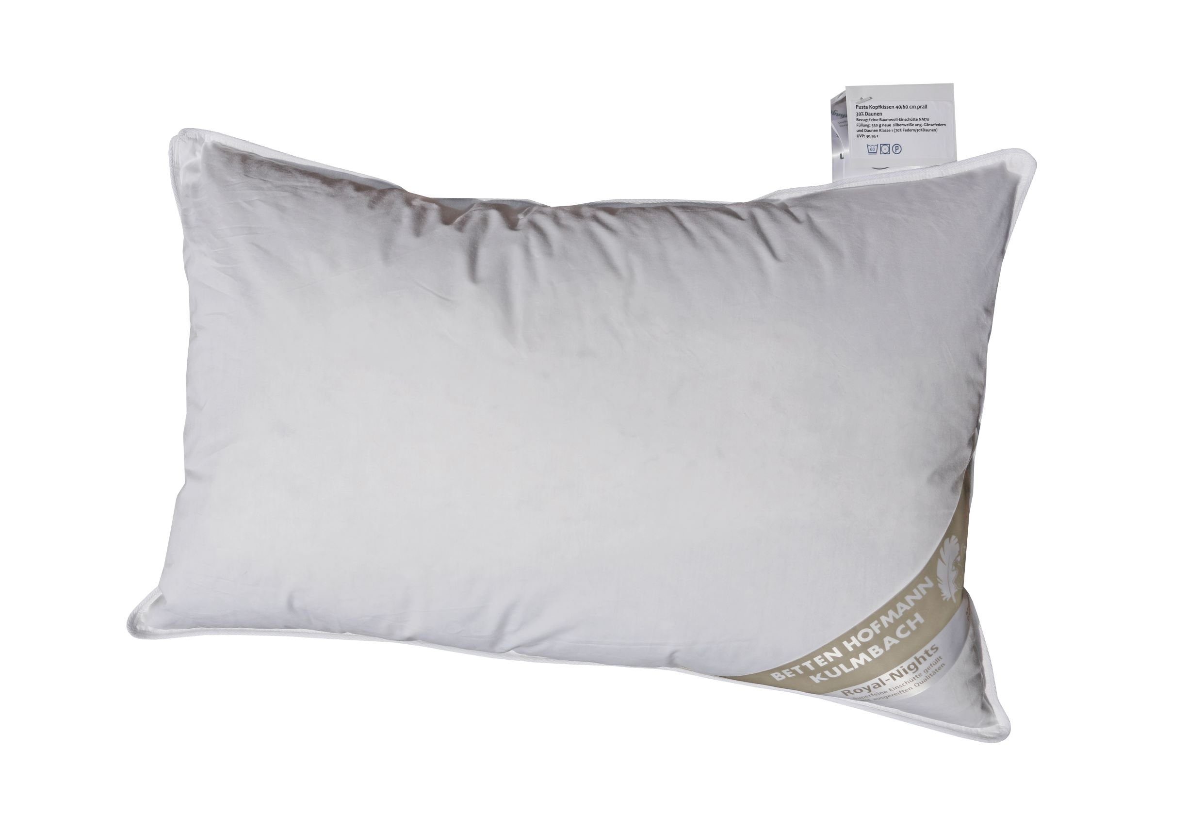 Betten Hofmann Federkopfkissen Hofmann Pusta Kopfkissen 40x60 cm Federkisse günstig online kaufen