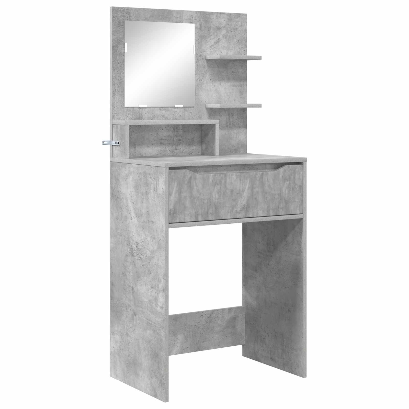 vidaXL Schminktisch Schlafzimmer-Frisiertische Beton Grau 80 x 39,6 x 135 cm (1-St)