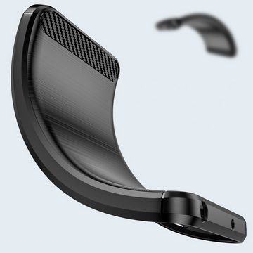 cofi1453 Handyhülle Silikon Hülle für Realme GT Neo 3 Schwarz 6,7 Zoll, Case Cover Schutzhülle Bumper