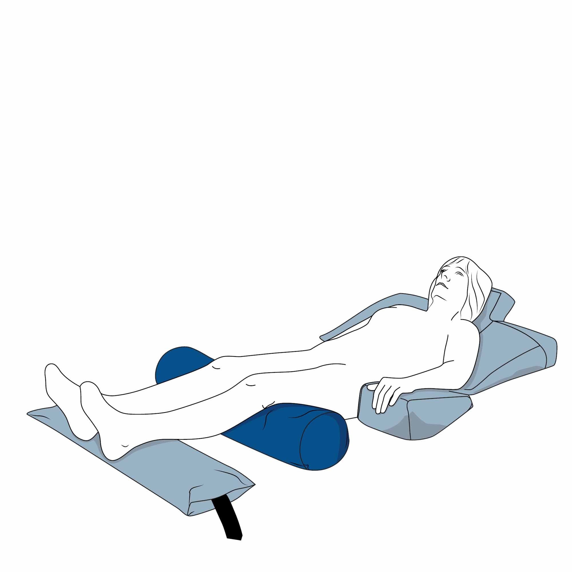 Softline Healthcare Products Lagerungskissen CareWave Zylinderkissen XS NEG0884 45 x 14 cm