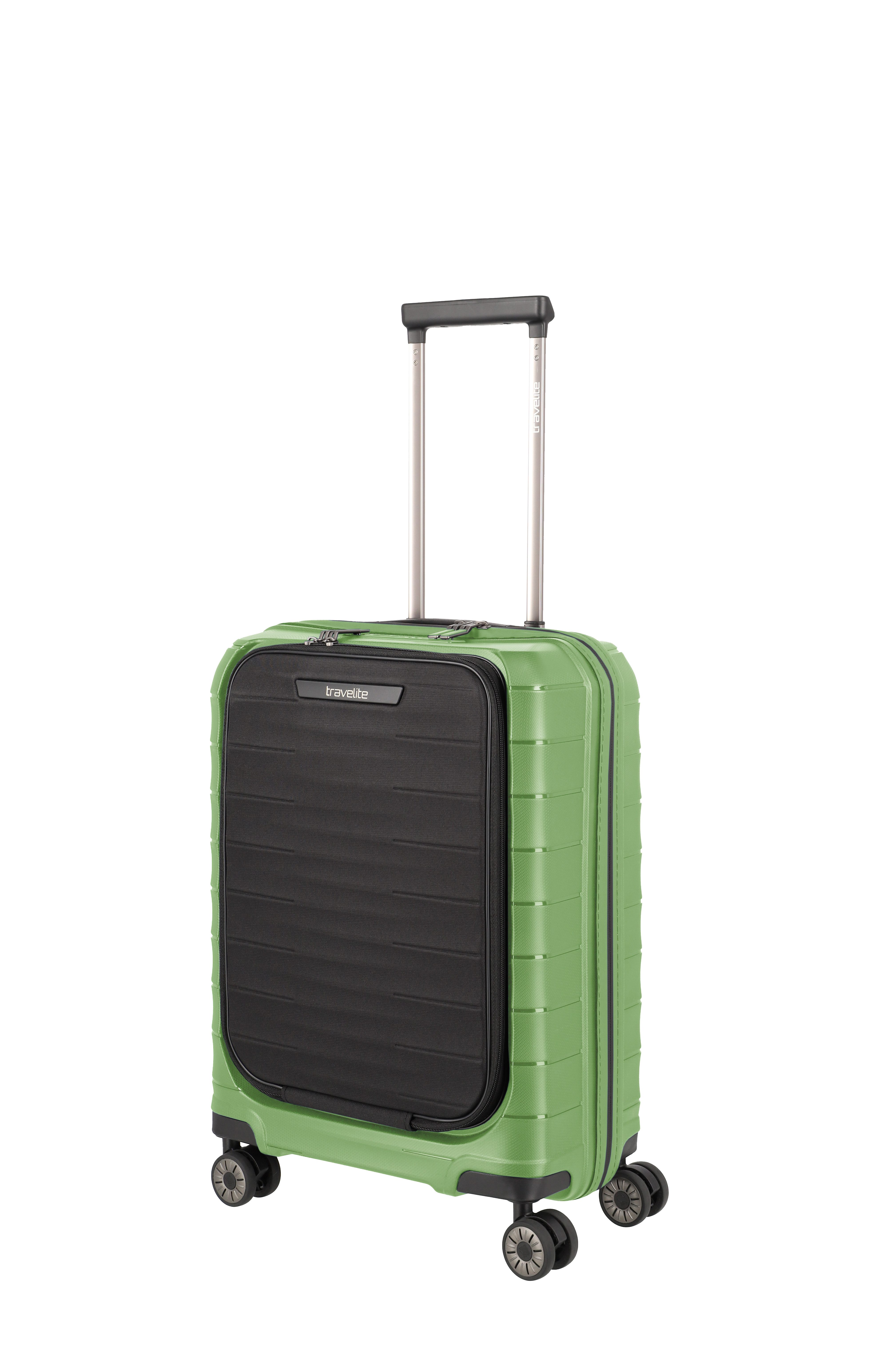 travelite Trolleyset MOOBY 3-teilig Reisekoffer Hartschale, 4 Rollen, (Set), mit TSA-Schloss und recyceltem Polypropylen