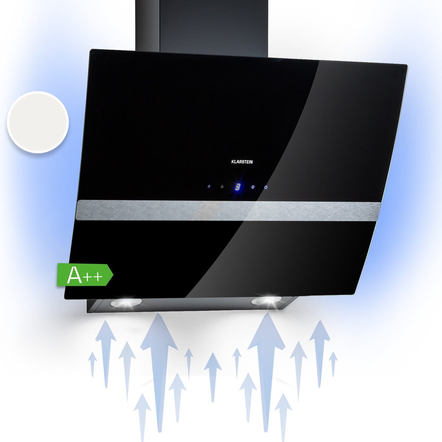 Klarstein Deckenhaube Clara Clara, Abzugshaube kopffrei Abluft Umluft Haube Wand