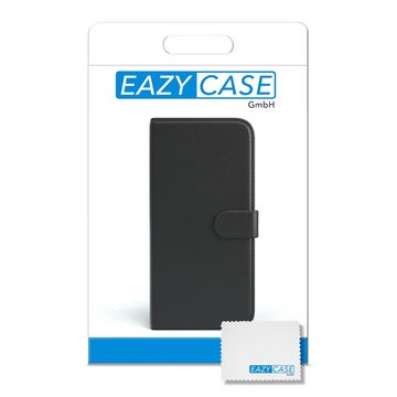 EAZY CASE Handyhülle Uni Bookstyle für Samsung Galaxy S10 6,1 Zoll, Schutzhülle mit Standfunktion Kartenfach Handytasche aufklappbar Etui