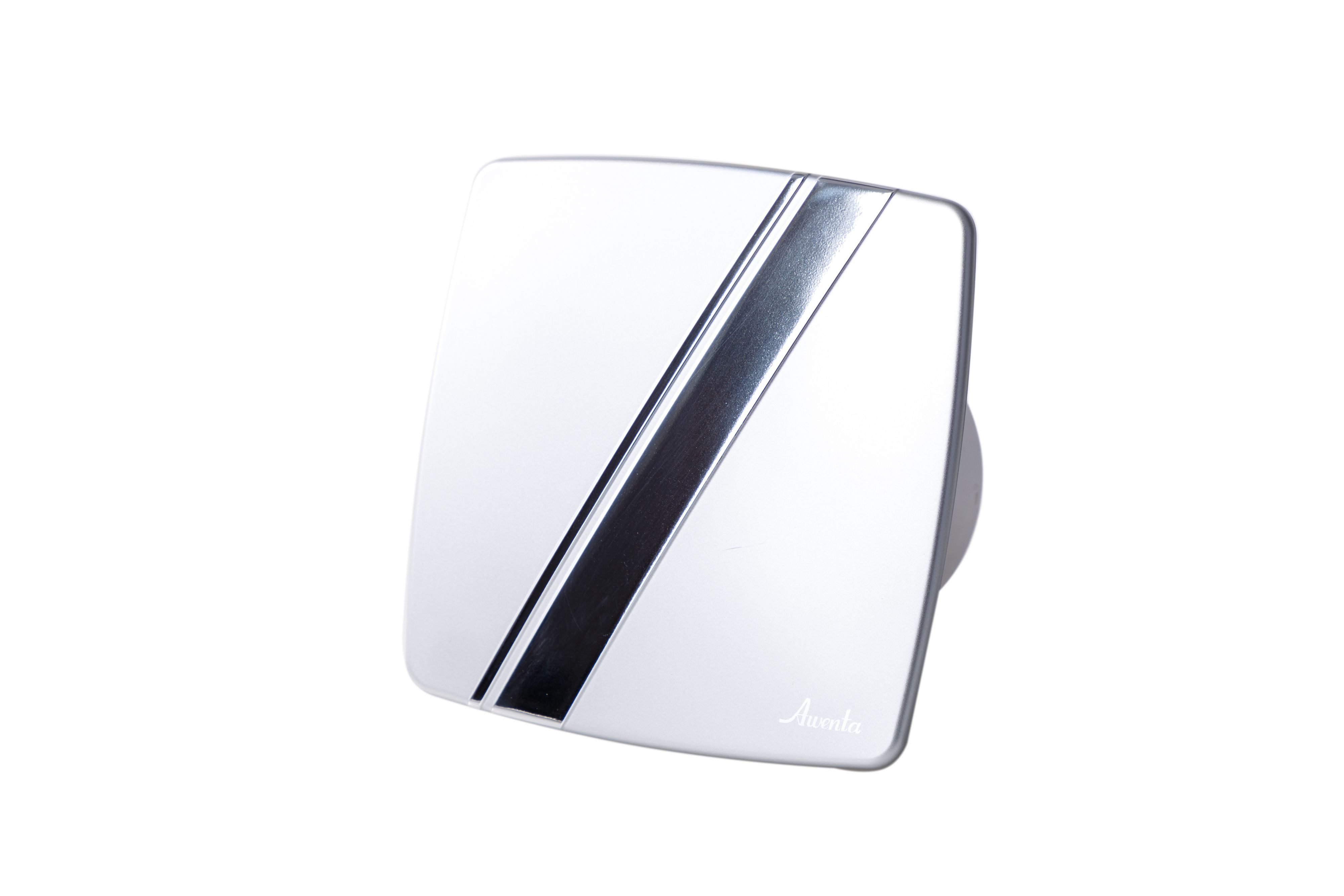 Awenta Wandventilator Abluftventilator System Silent Linea Silber 100 M, Sensor