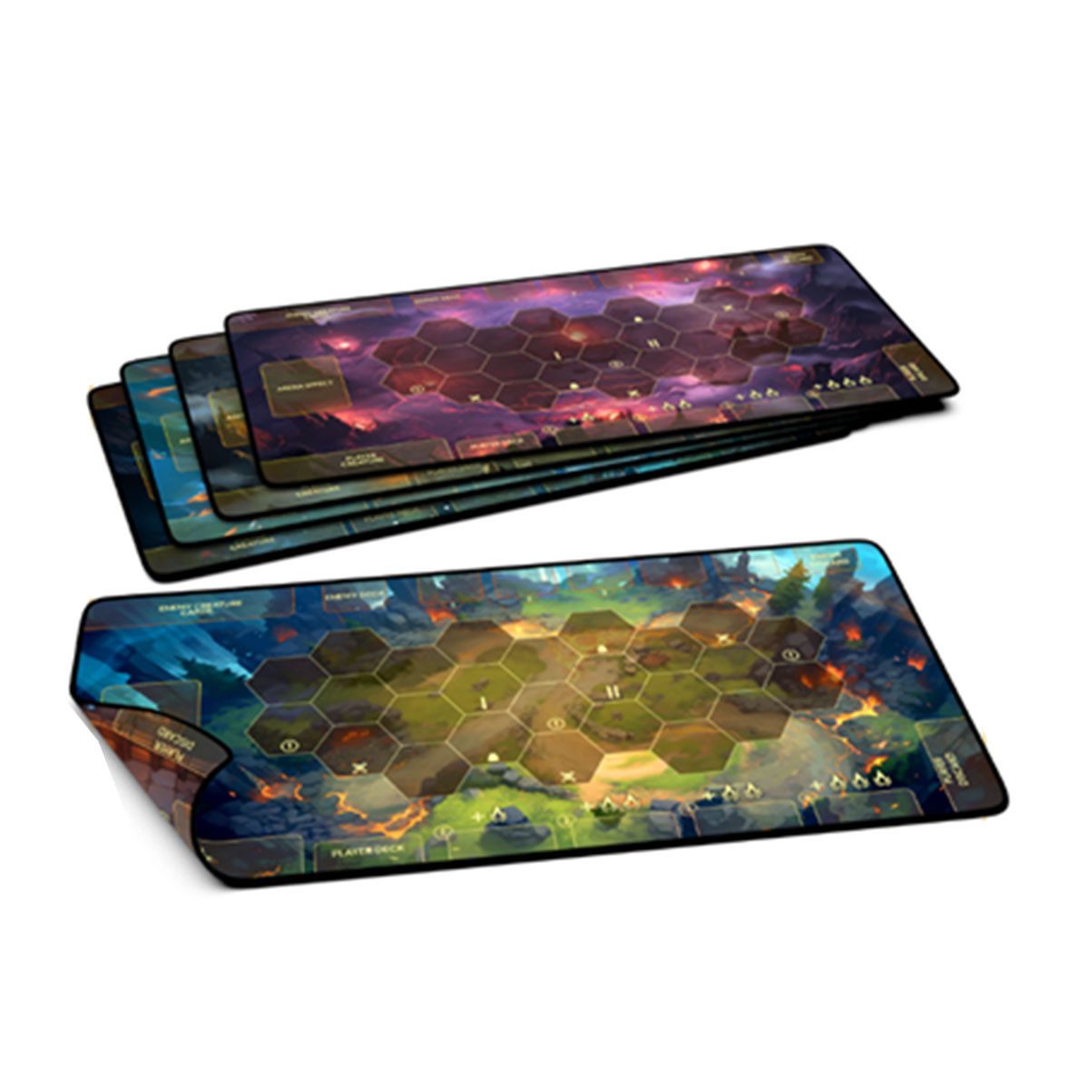 Awaken Realms Spiel Dragon Eclipse: Arena Playmats - Set