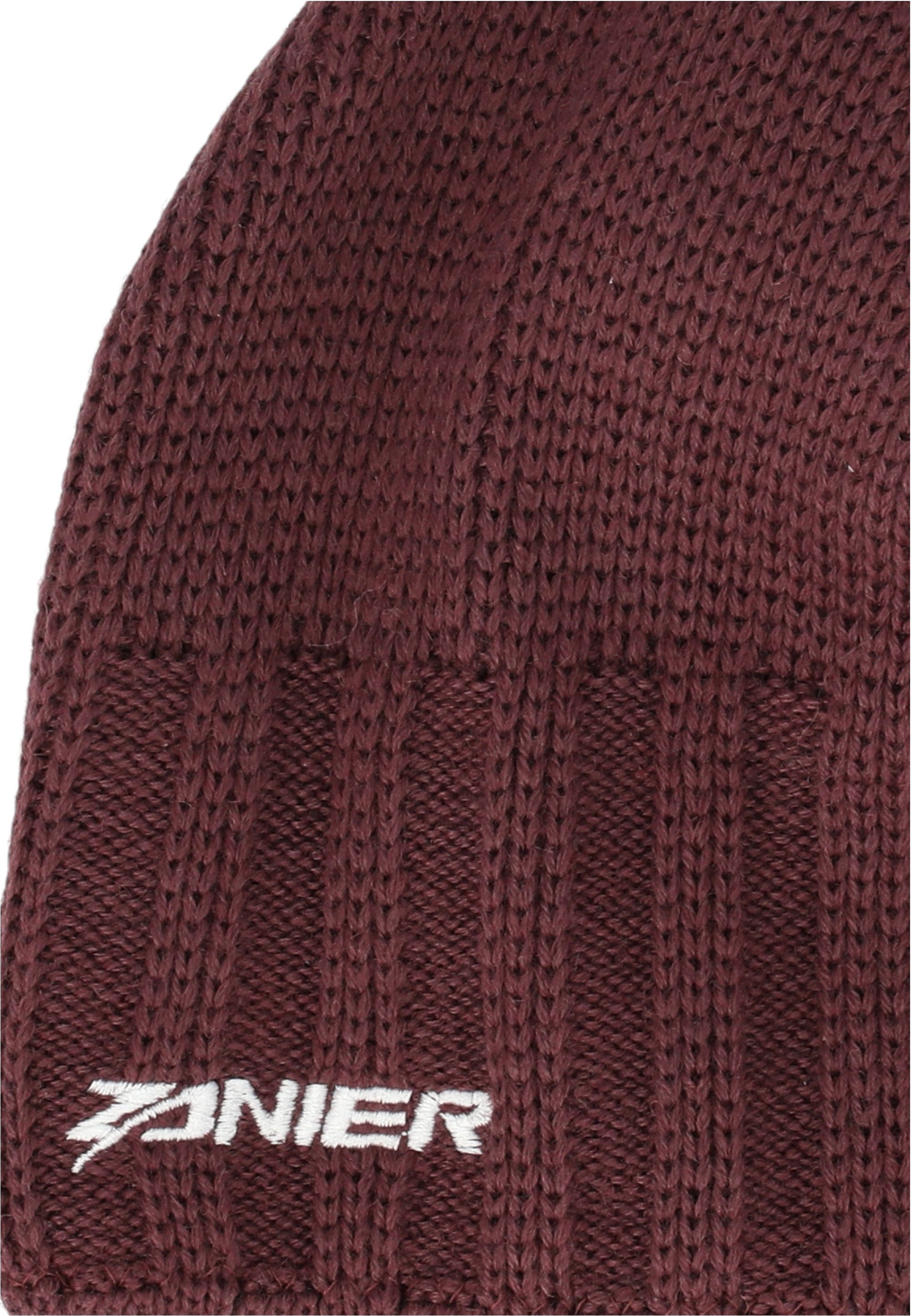 Zanier Beanie Isar UX mit wärmendem Strickmuster