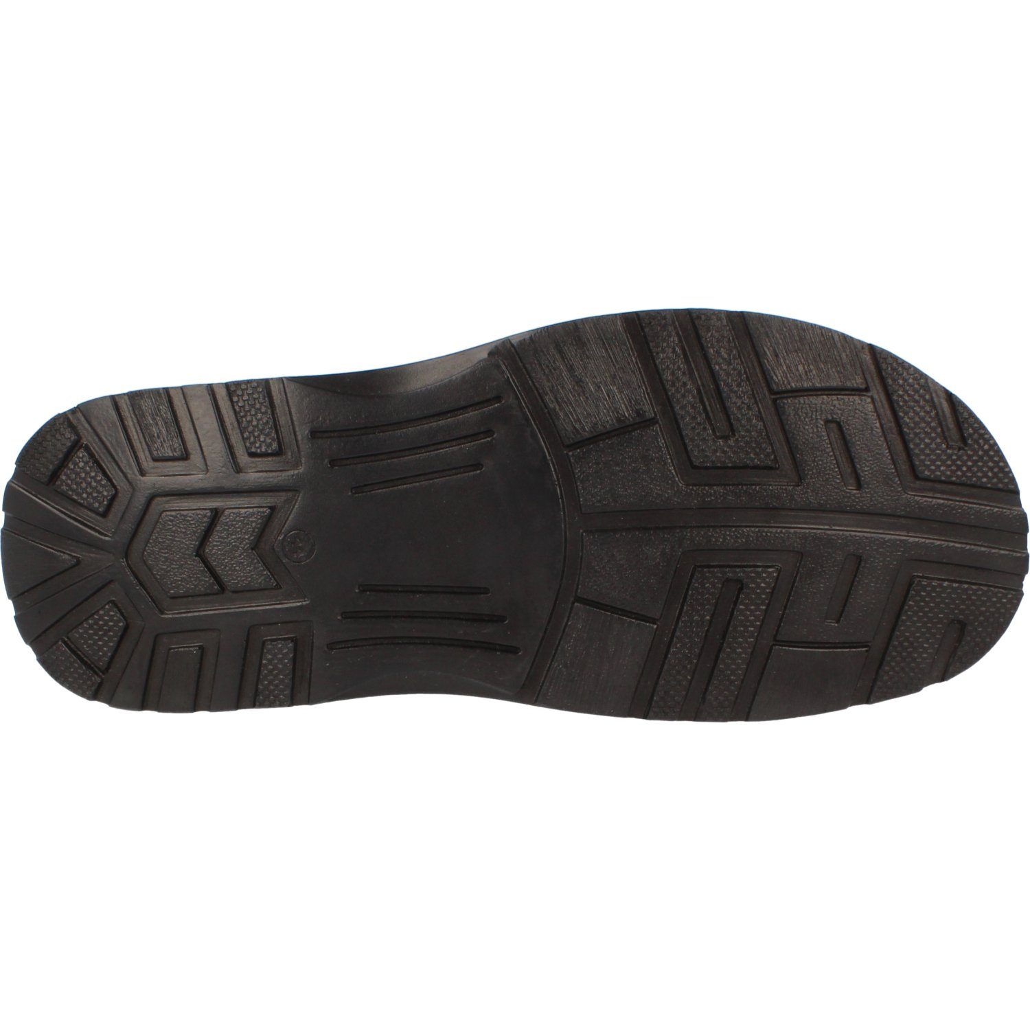 Sandalen schwarz Cloque Leder-Clogs für Clog Herren