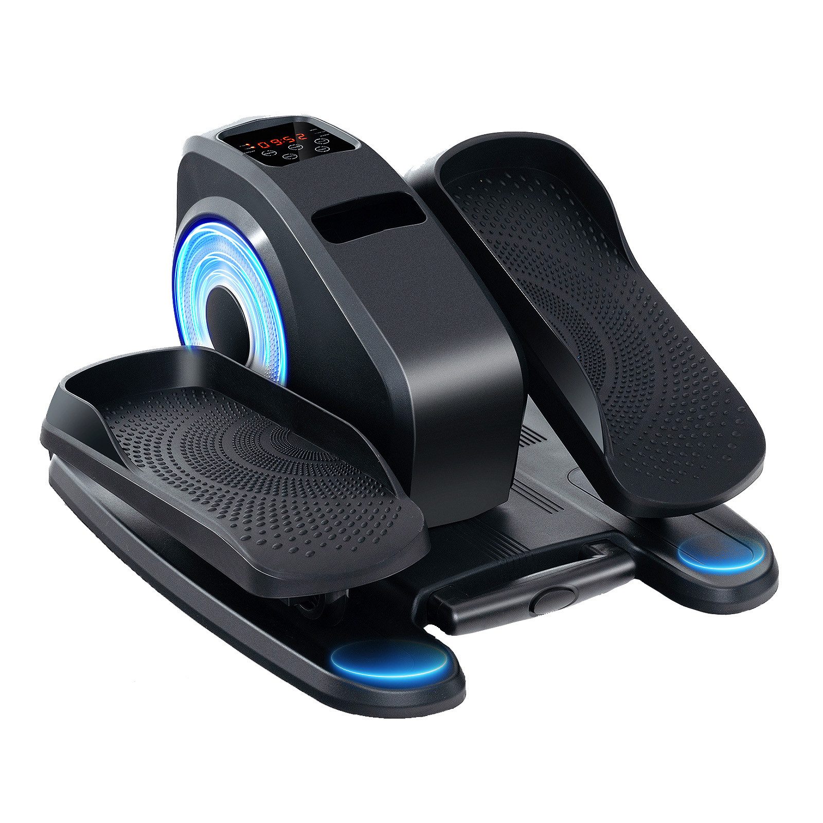 COSTWAY Ellipsentrainer, Mini-Stepper für Zuhause mit 5 einstellbare Geschwindigkeiten