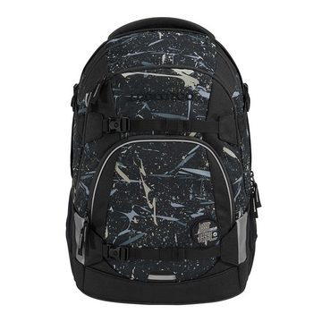 coocazoo Schulranzen Schulrucksack-Set MATE Reflective Splash 3-teilig (3-teilig), ergonomisch, reflektiert, Körpergröße: 135 - 180 cm