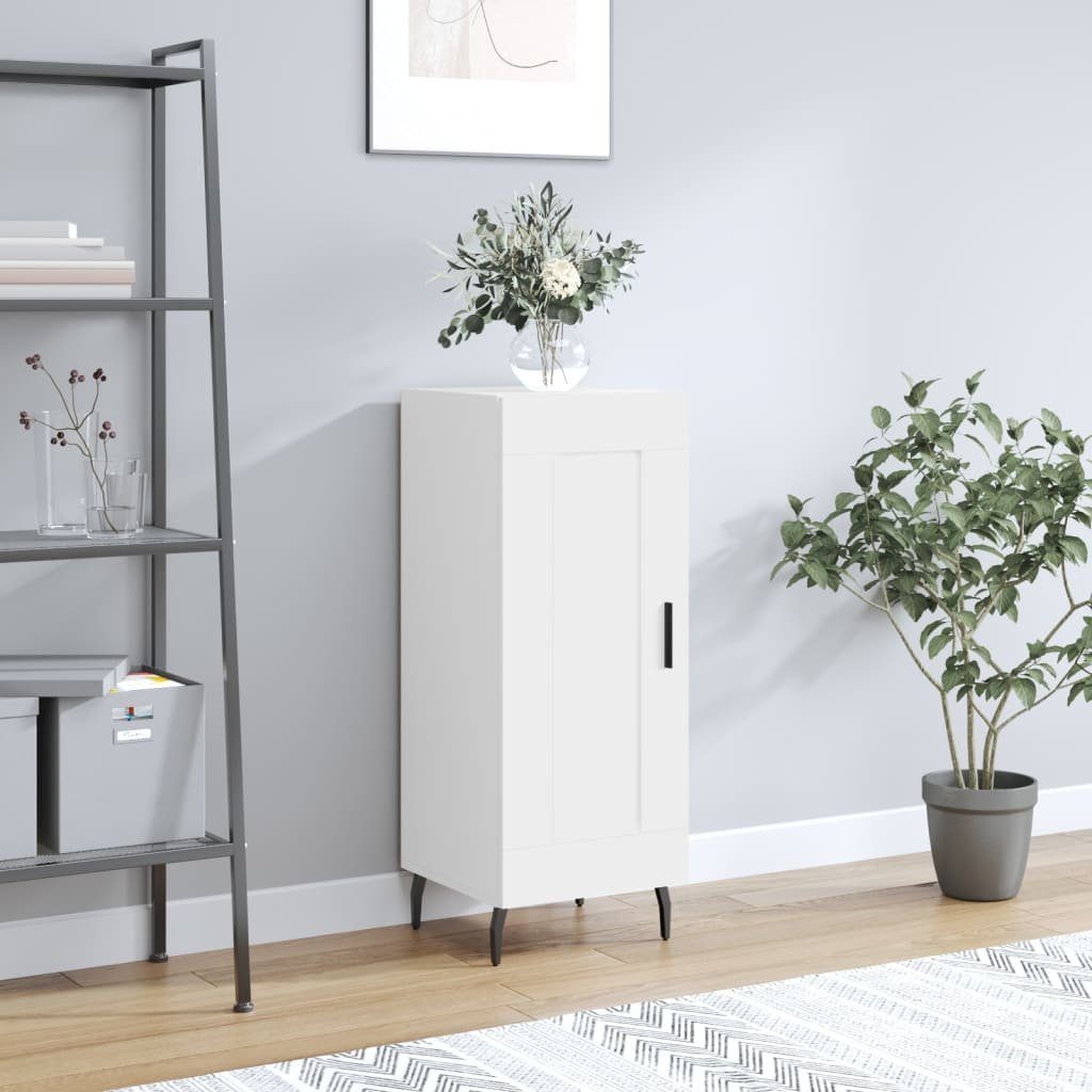 vidaXL Sideboard Sideboard Weiß 34,5x34x90 cm Holzwerkstoff (1 St)
