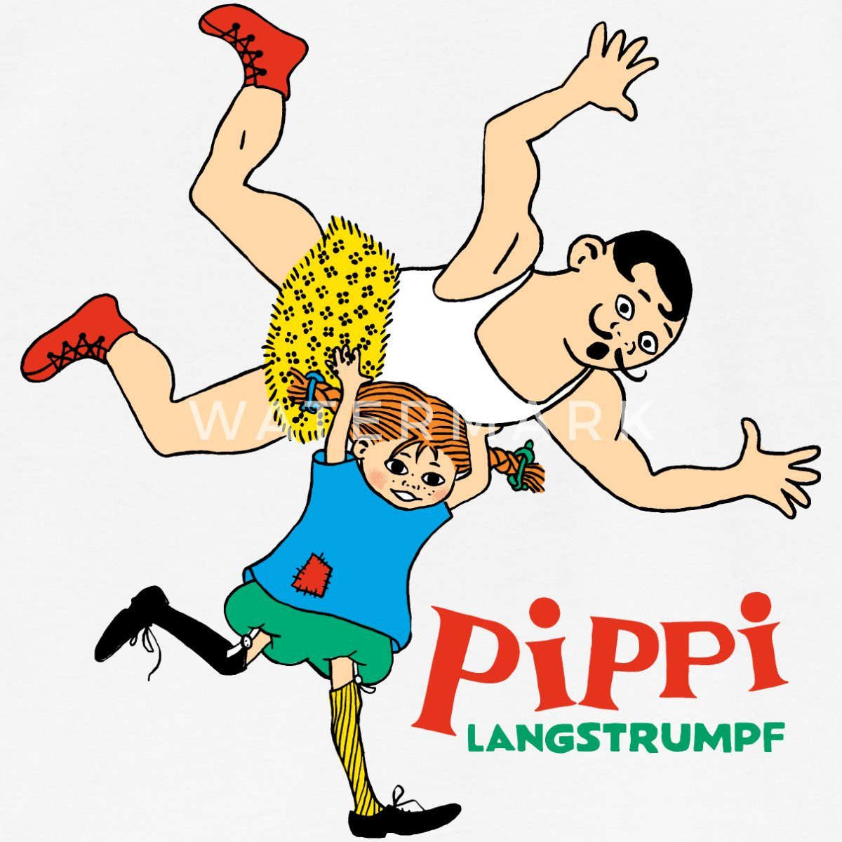 Spreadshirt T-Shirt Pippi Langstrumpf Pippi Ist Stark Kinder T-Shirt (1-tlg)