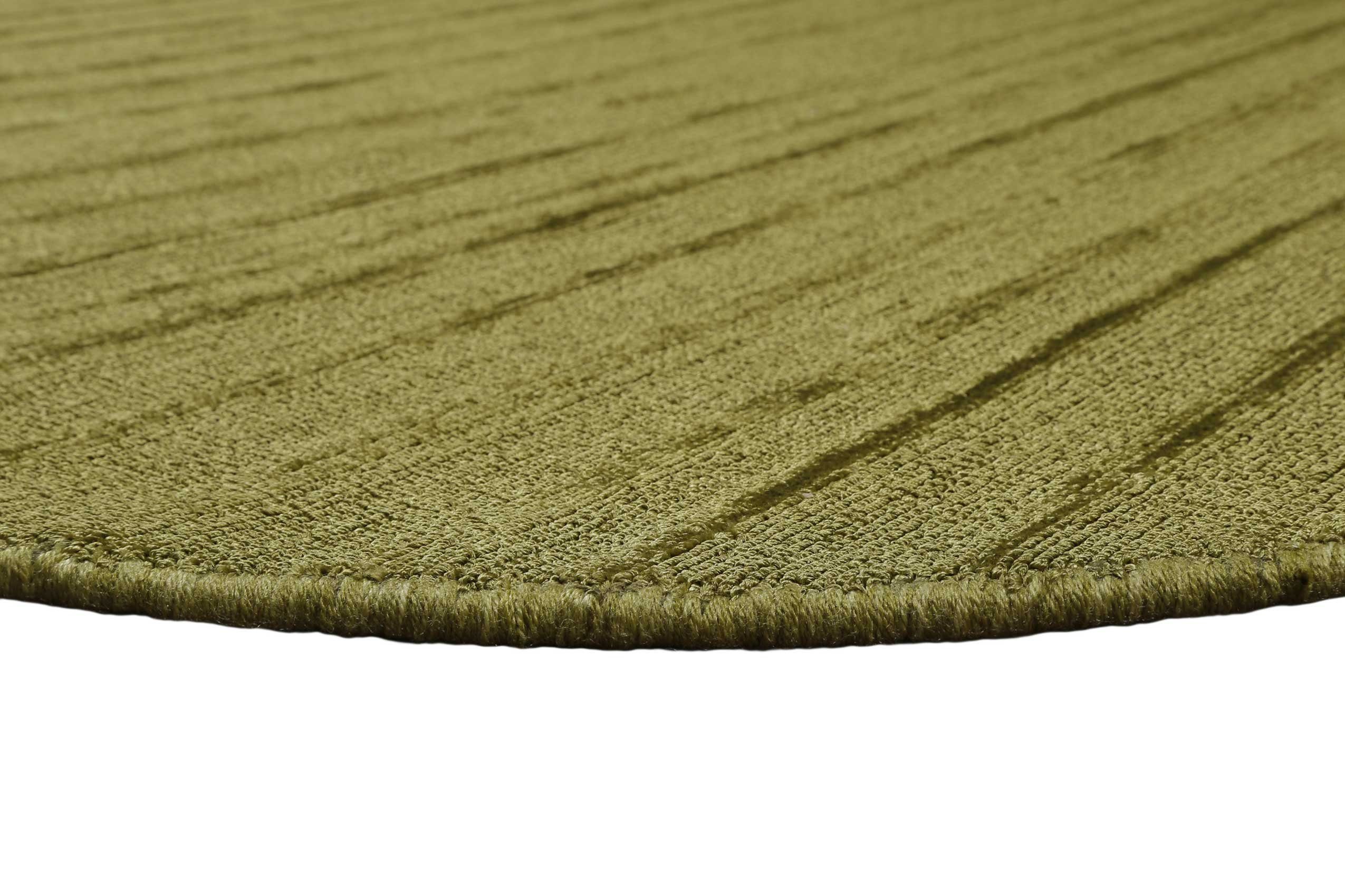 Gil, Farbbrillianz, glänzend, Höhe: grün rund, handgewebt, seidig 8 mm, schimmernde Esprit, Melangeeffekt Teppich