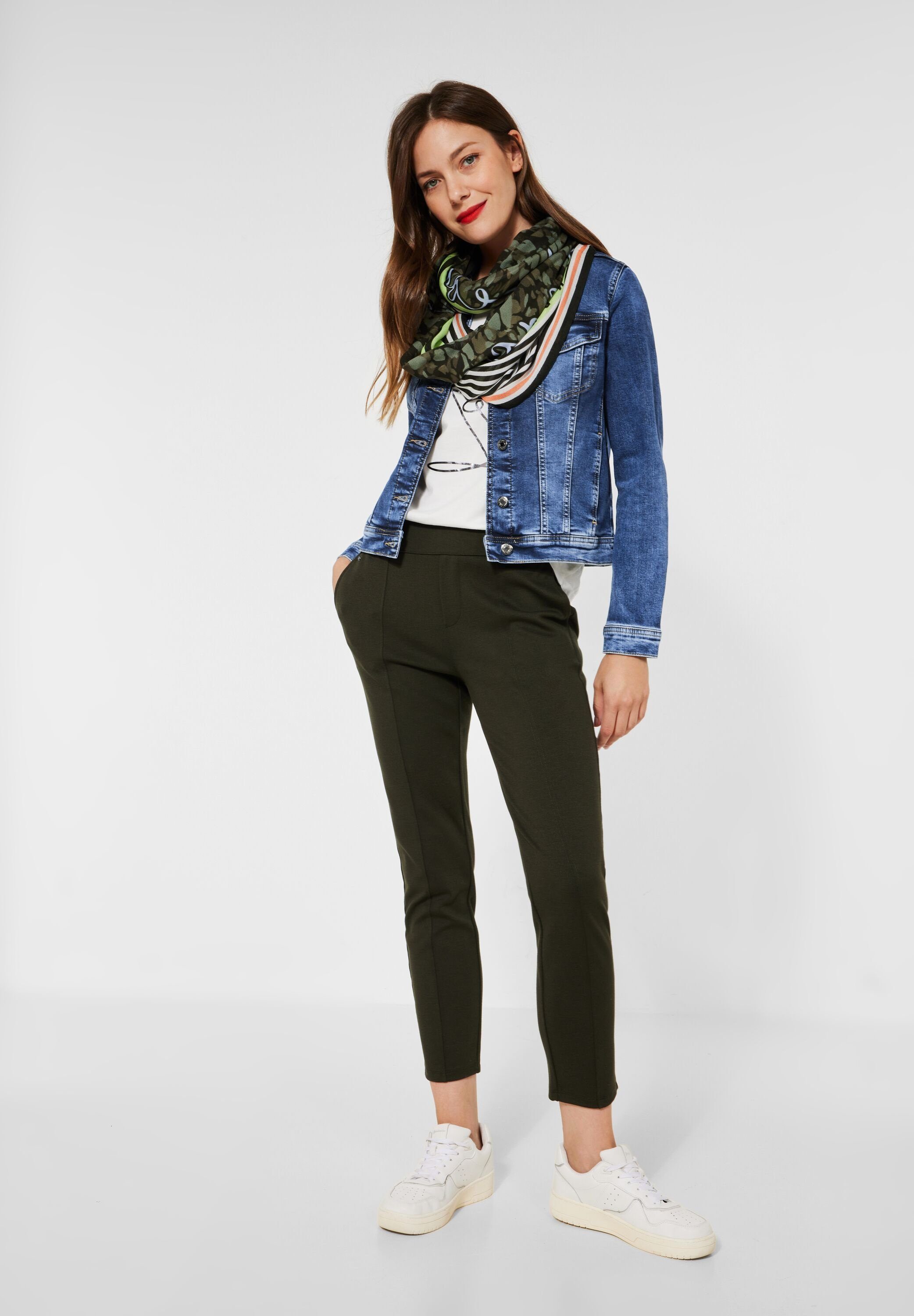 STREET ONE Jeansjacke Jeansjacke in Blau