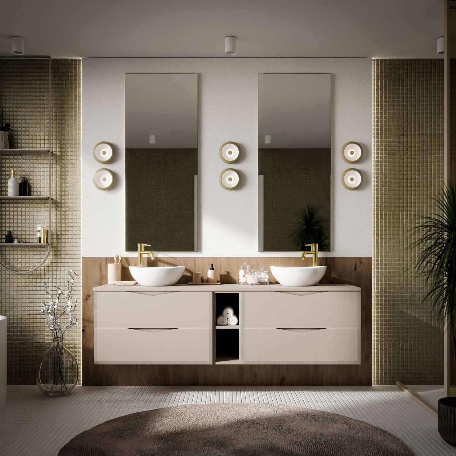 Lookway Badmöbel-Set MIRA III 140 cm günstig online kaufen