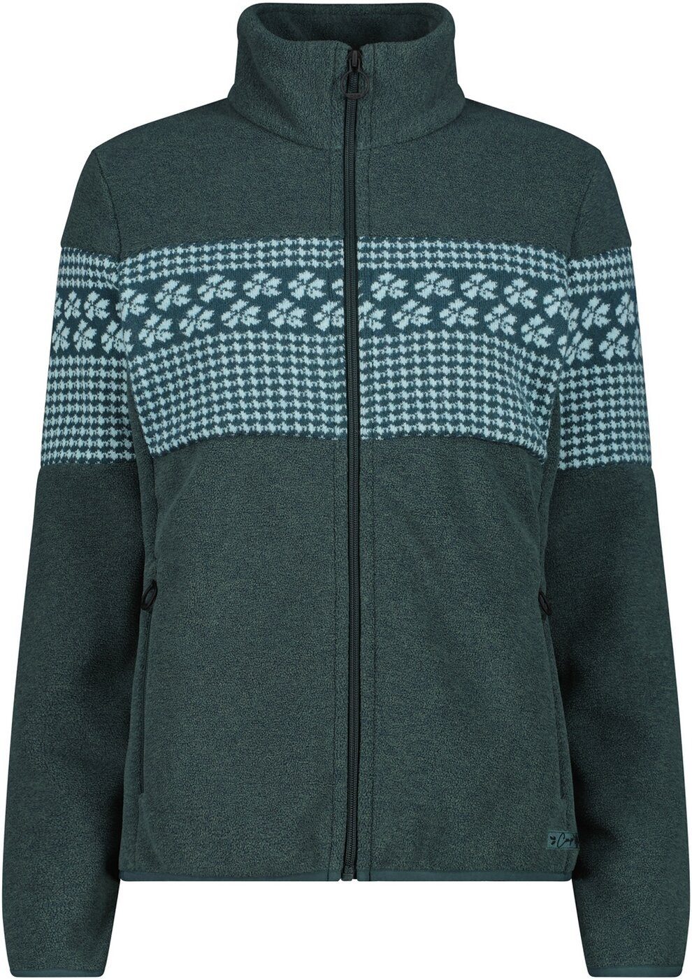 CMP Sweatjacke WOMAN JACKET TREK GREEN MEL.