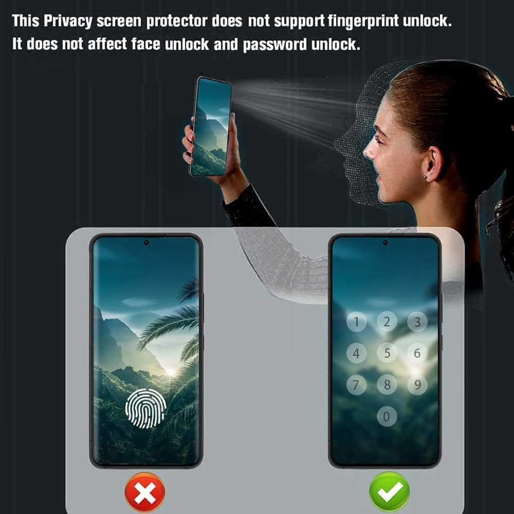 Baker Sichtschutzfolie 2x Panzerglas Blickschutz Samsung Galaxy S26 S26 Plus S26 Ultra, (2 Pack), Privacy Schutzglas Displayschutzfolie Schutzfolie – Bild 5 von 5
