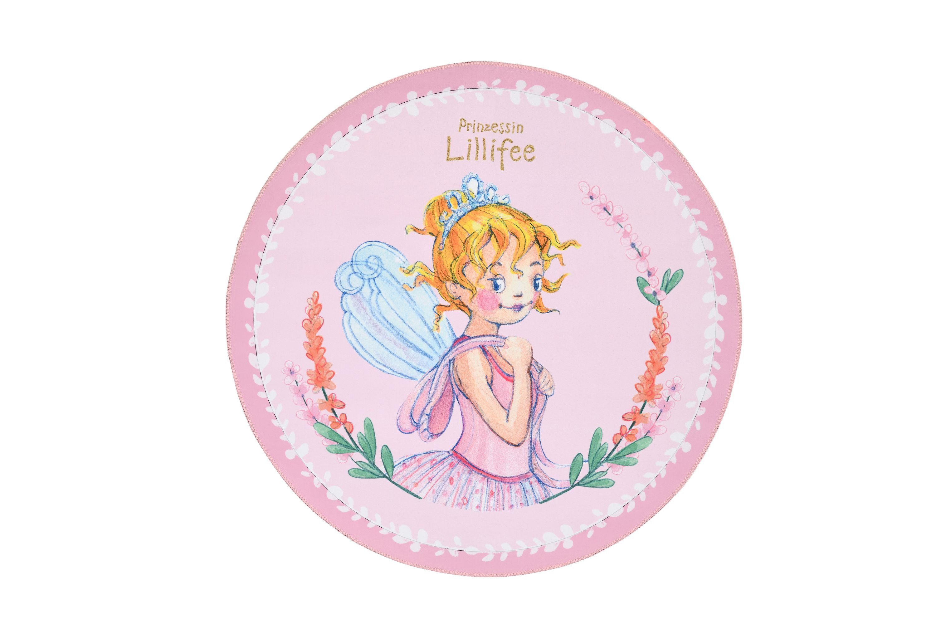 Prinzessin Lillifee Kinderteppich Prinzessin Lillifee Ballerina 100cm rund, rund, Höhe: 6 mm