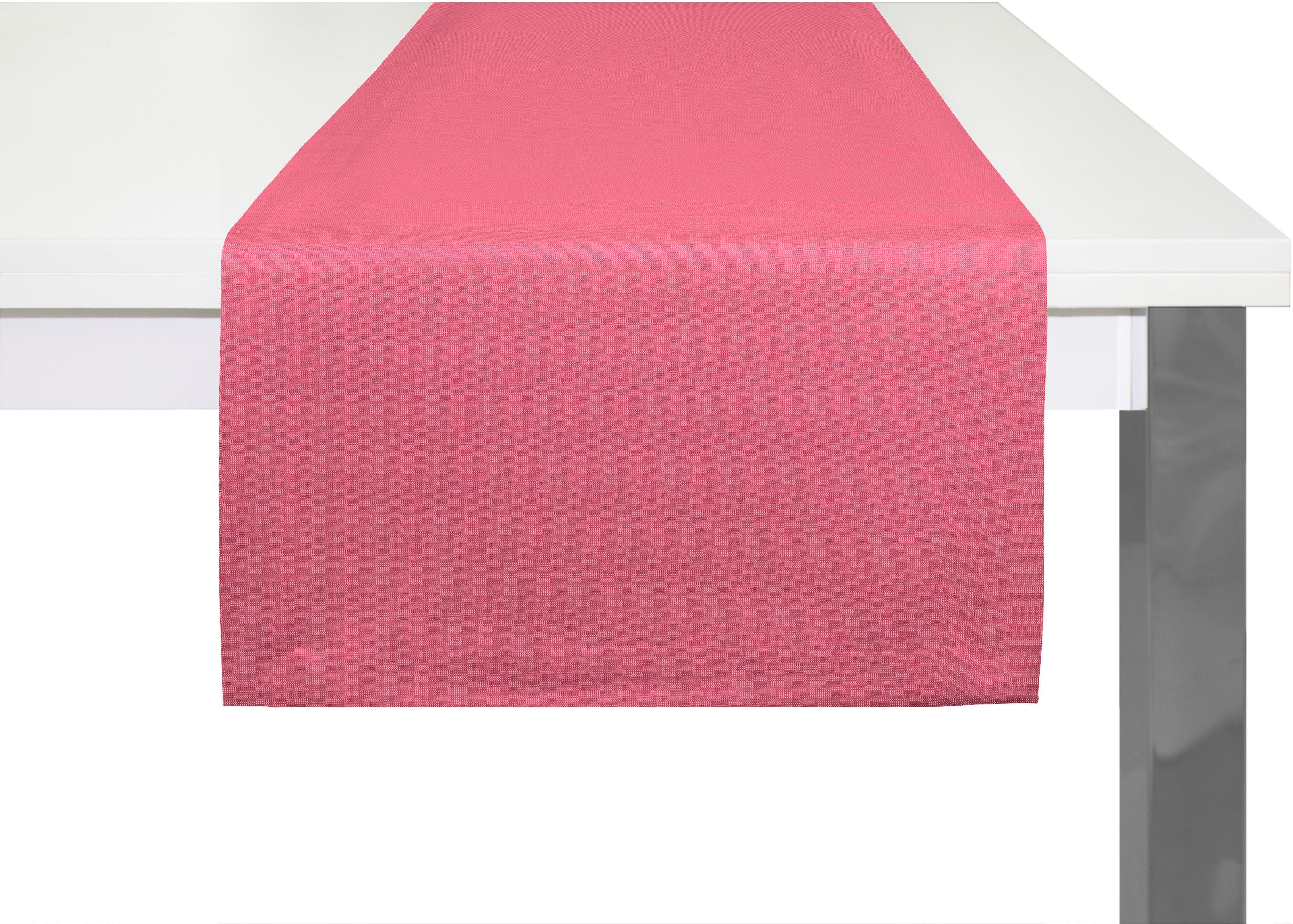Adam nachhaltig pink Uni Tischläufer Collection,