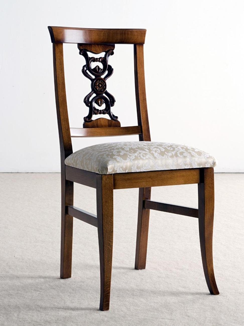 JVmoebel Esszimmerstuhl, Esszimmer Stühle Holz Luxus Sessel Stuhl Braun Stühle Wohnzimmer Möbel