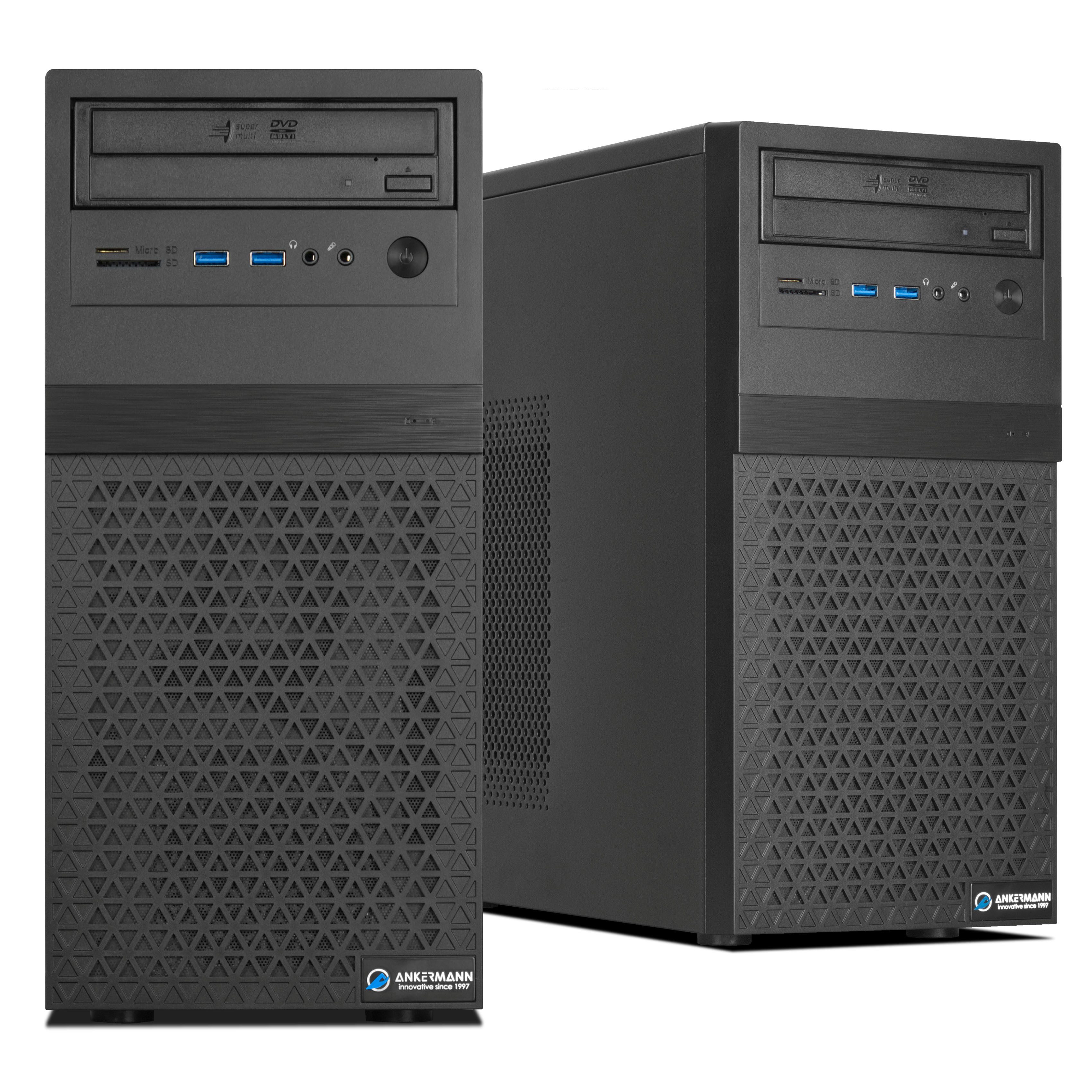 ANKERMANN-PC Ryzen Media V3 PC (AMD Ryzen 5 5500, GeForce GT 730, 16 GB RAM, 1000 GB SSD, Luftkühlung) – Bild 4 von 5