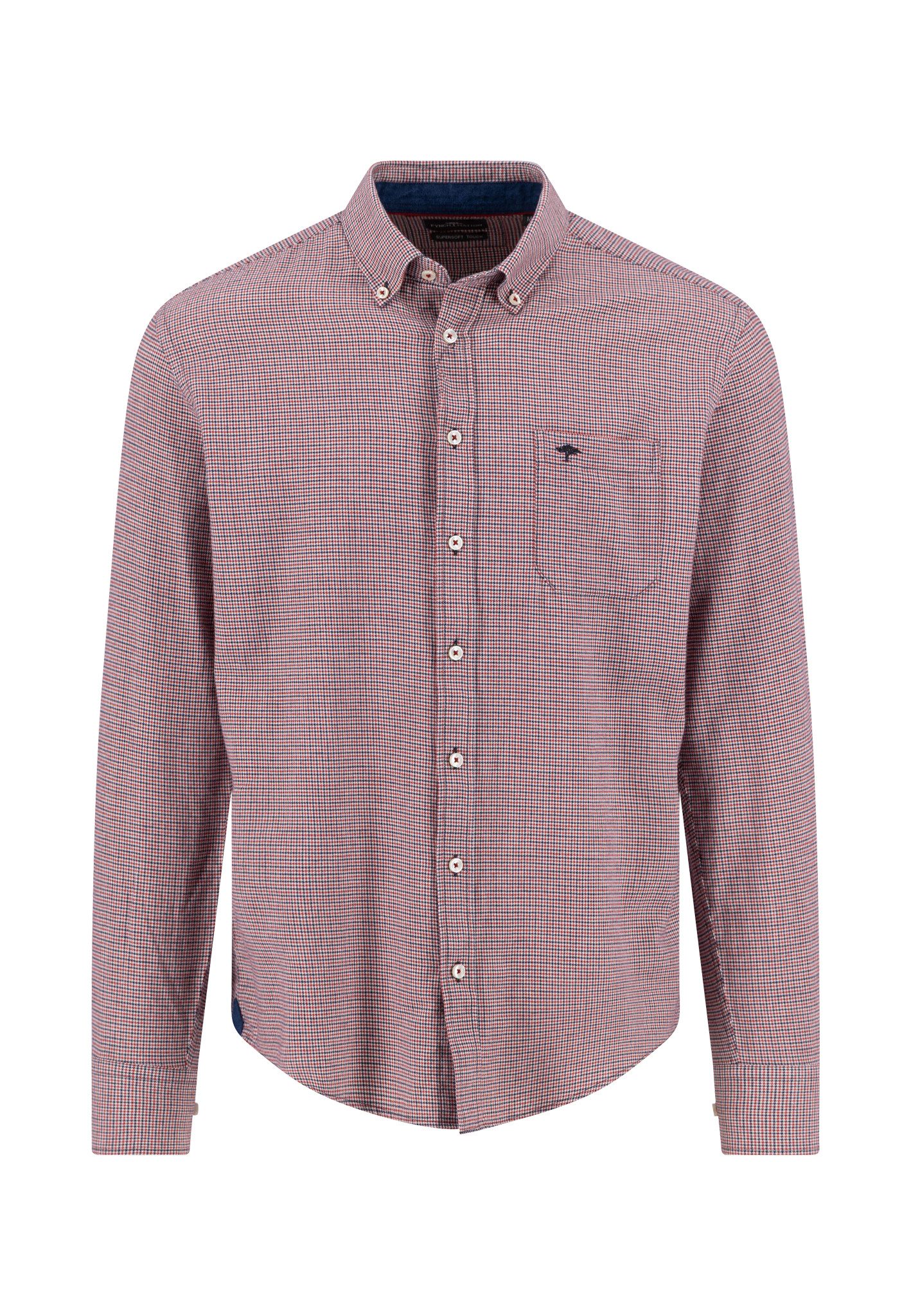 FYNCH-HATTON Langarmhemd mit Logo Stickerei günstig online kaufen