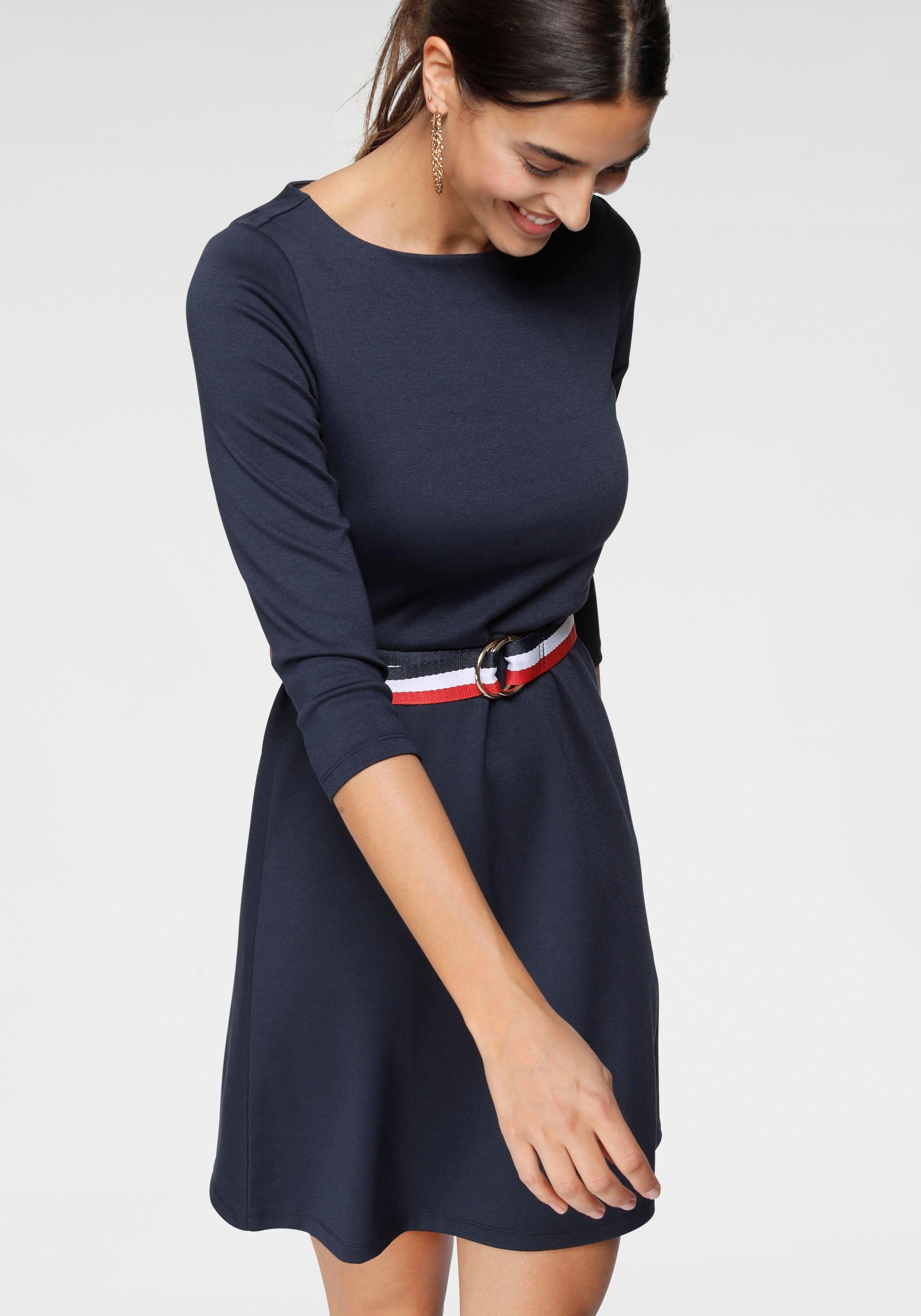 TOM TAILOR Polo Team A-Linien-Kleid (Set, mit abnehmbarem Gürtel) mit  separatem Streifen-Gürtel online kaufen | OTTO
