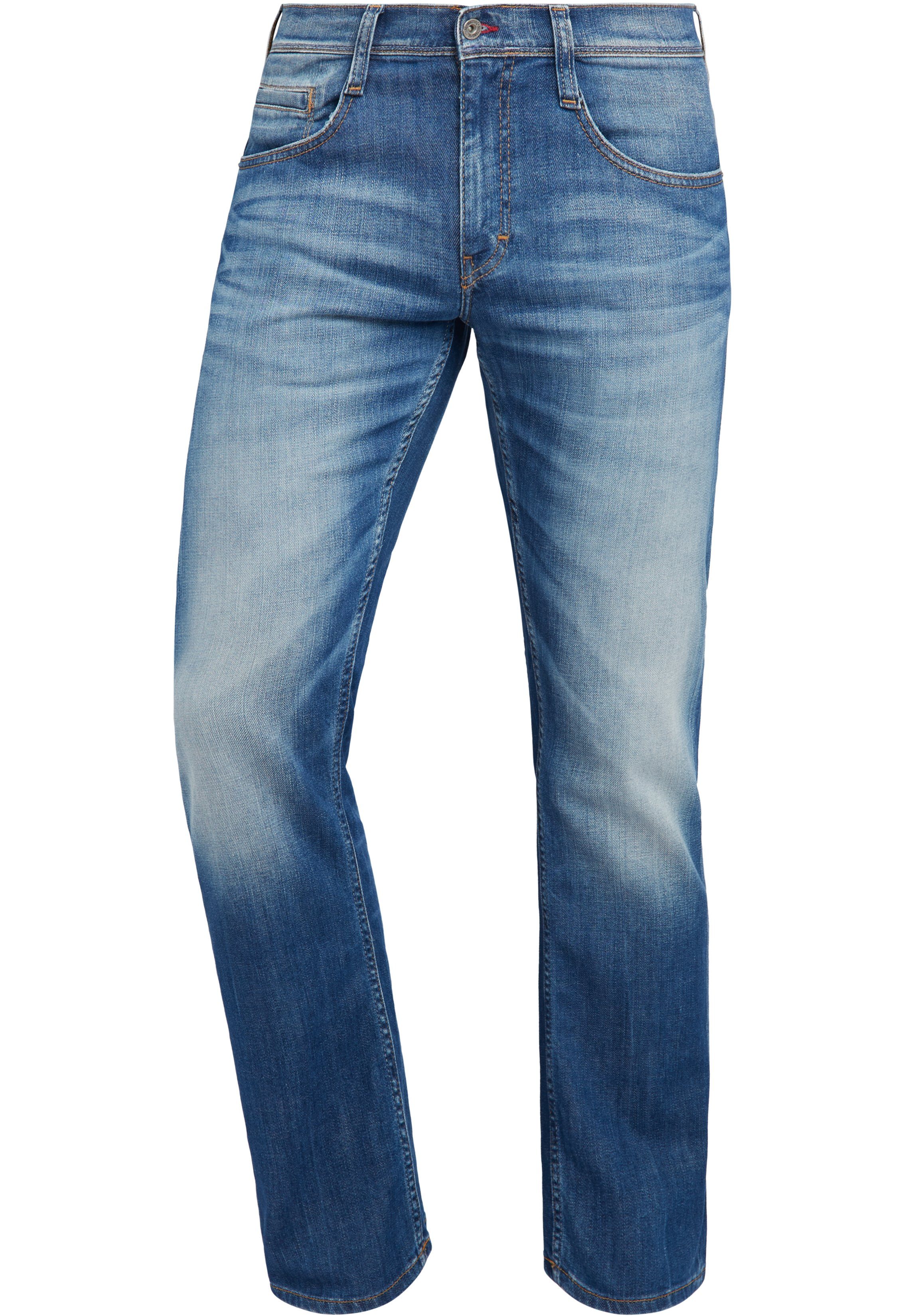 MUSTANG Jeans »Oregon Straight«, Schmal geschnittene Jeans mit niedrigem  Bund und geradem Bei online kaufen | OTTO