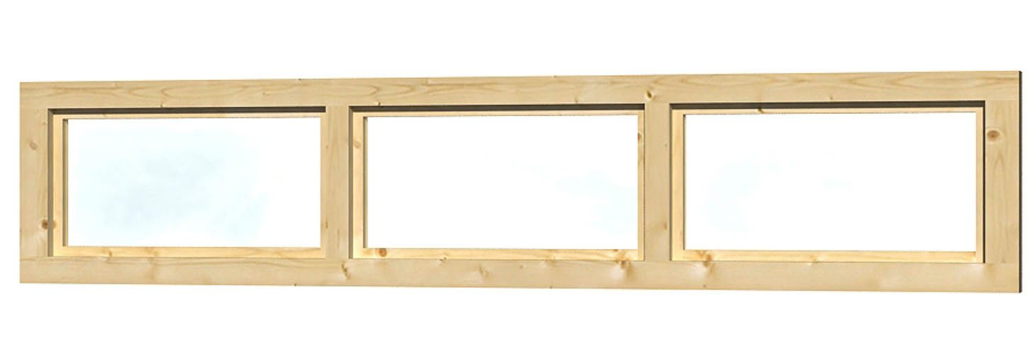 Skanholz Fenster Oberlicht, 147 x 30 cm