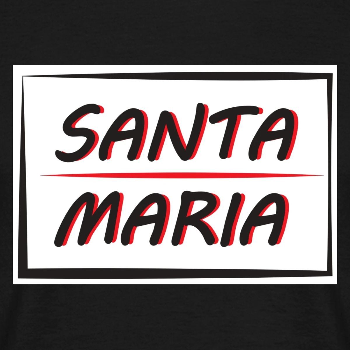Spreadshirt T-Shirt Schlager Fanartikel, Santa Maria Männer T-Shirt (1-tlg)