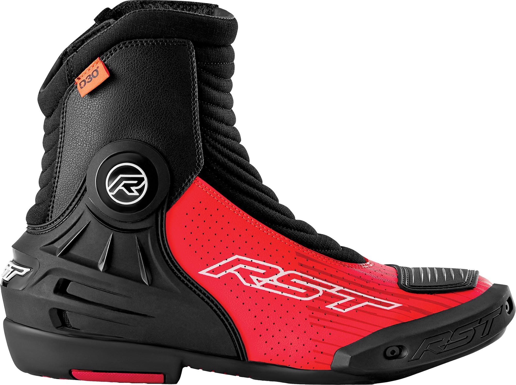 RST Tractech Evo D3O Short perforierte Motorrad Stiefel Motorradstiefel perforiert,wechselbare Zehenschleifer