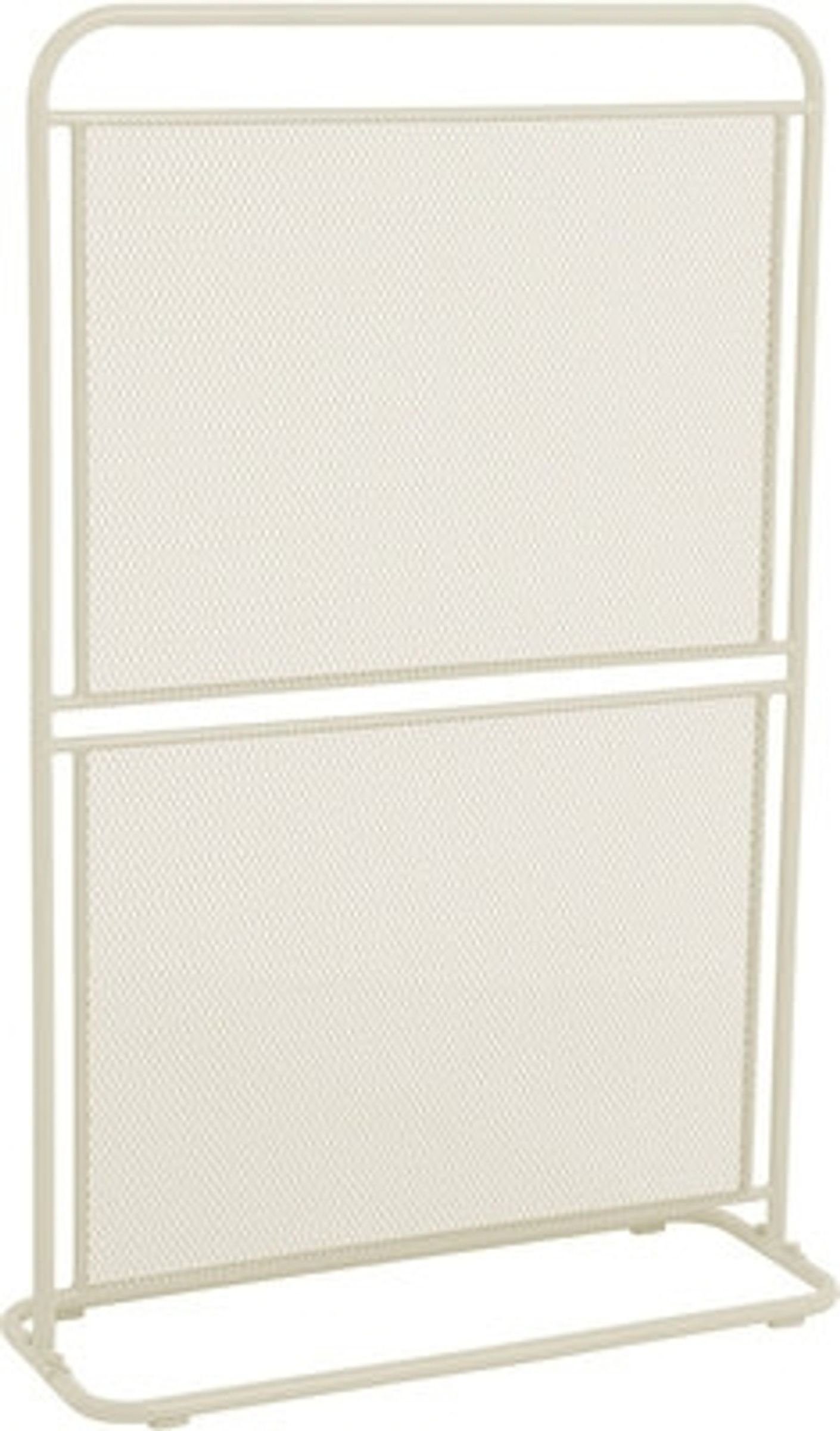 Gravidus Balkonsichtschutz Windschutz Lärmschutz Sichtschutz Balkon Terrasse Metall beige 124x80