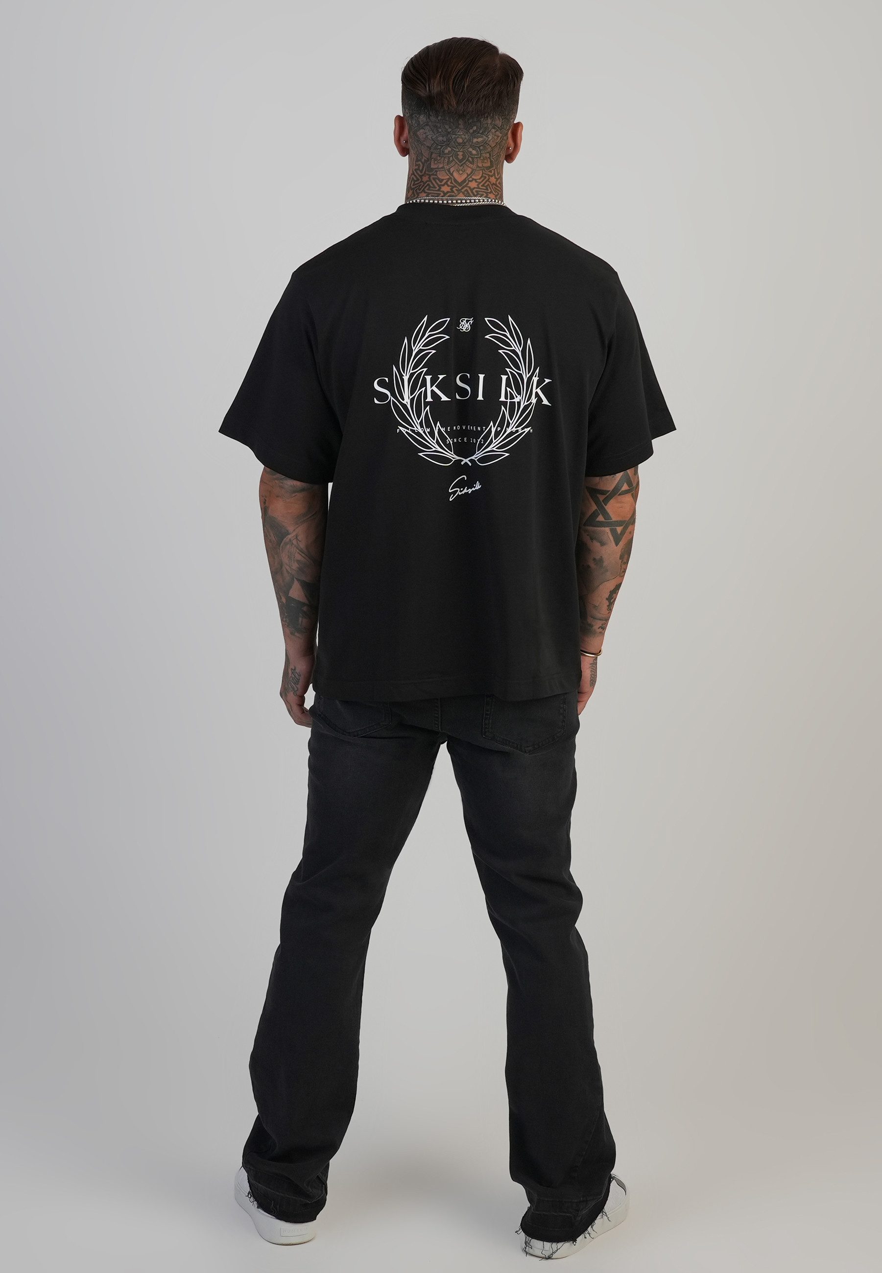 Siksilk Regular-fit-Jeans SikSilk Herren Flare Fit Jeans