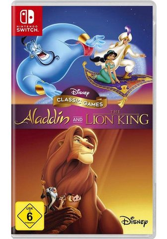 DISNEY Aladdin and The Lion King Nintendo Swi...
