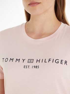 Tommy Hilfiger T-Shirt REG CORP LOGO C-NK SS mit Tommy Hilfiger Logoschriftzug, Rundhals