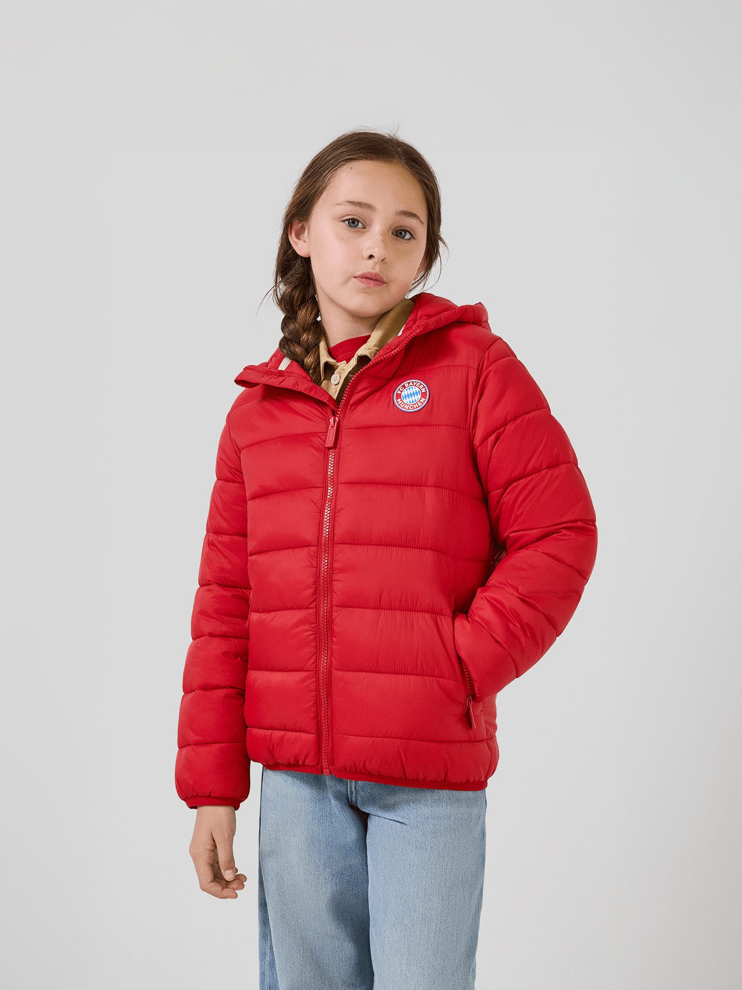FC Bayern München Steppjacke FC Bayern München, Steppjacke Essentials, Kinder, Rot
