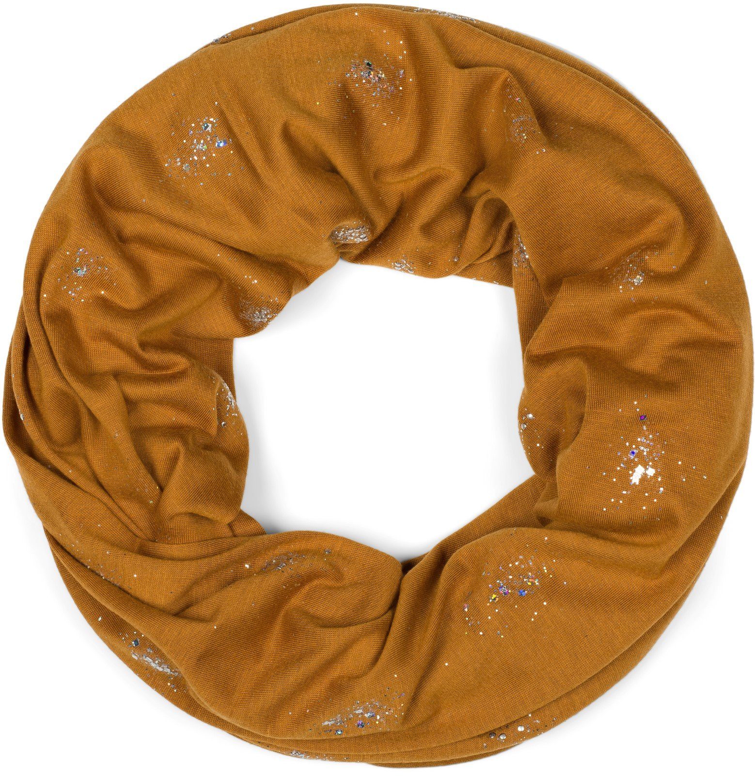 Loop Loop Schal mit Glitzer und Pailletten Punkte