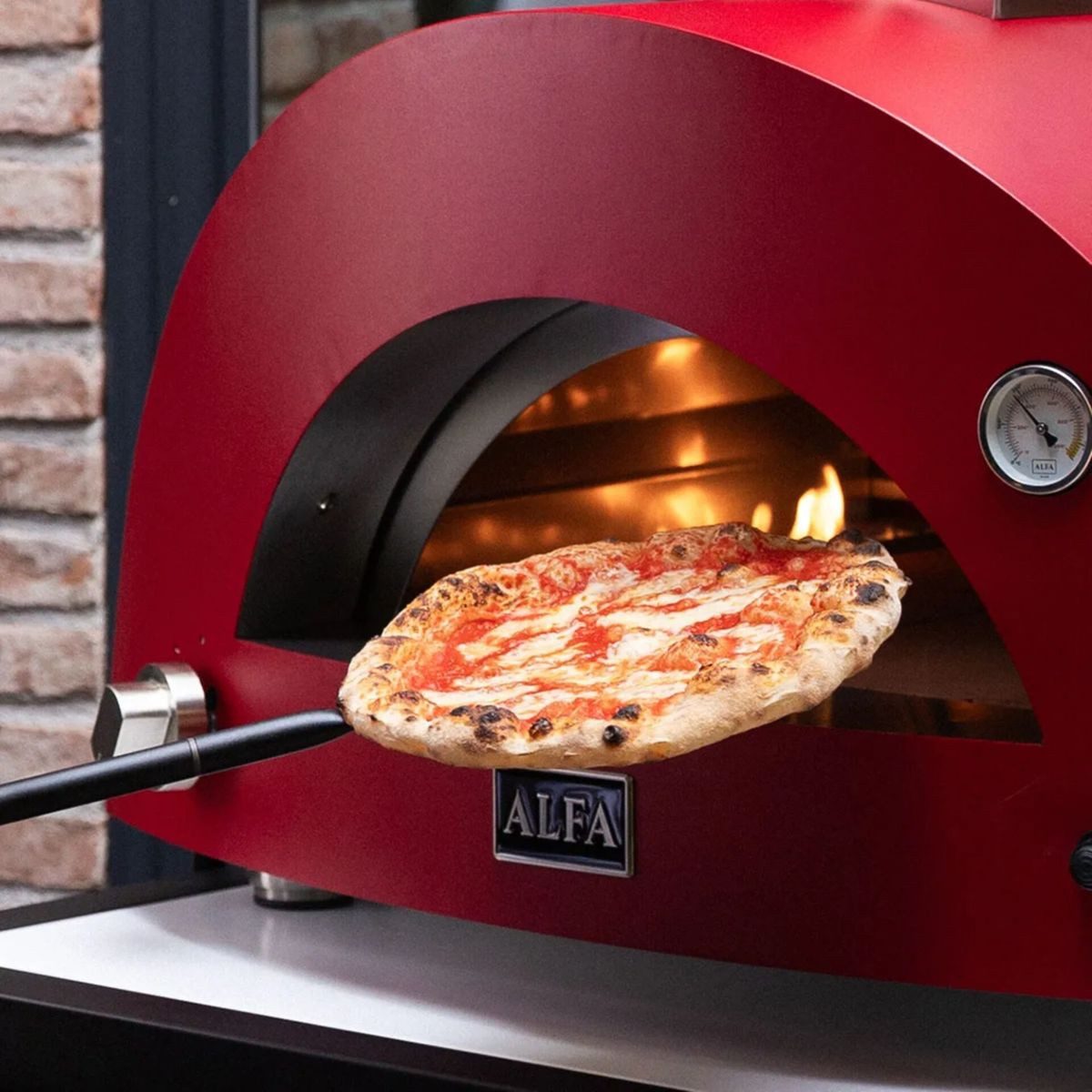 Alfa Forni Gasgrill Pizza Wender Universal
