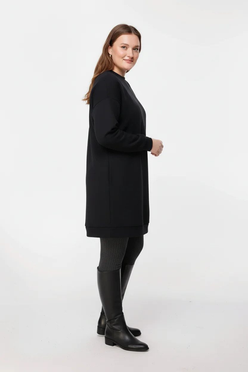 Shape of You Minikleid Gemütliches Kleid Sweatshirt günstig online kaufen