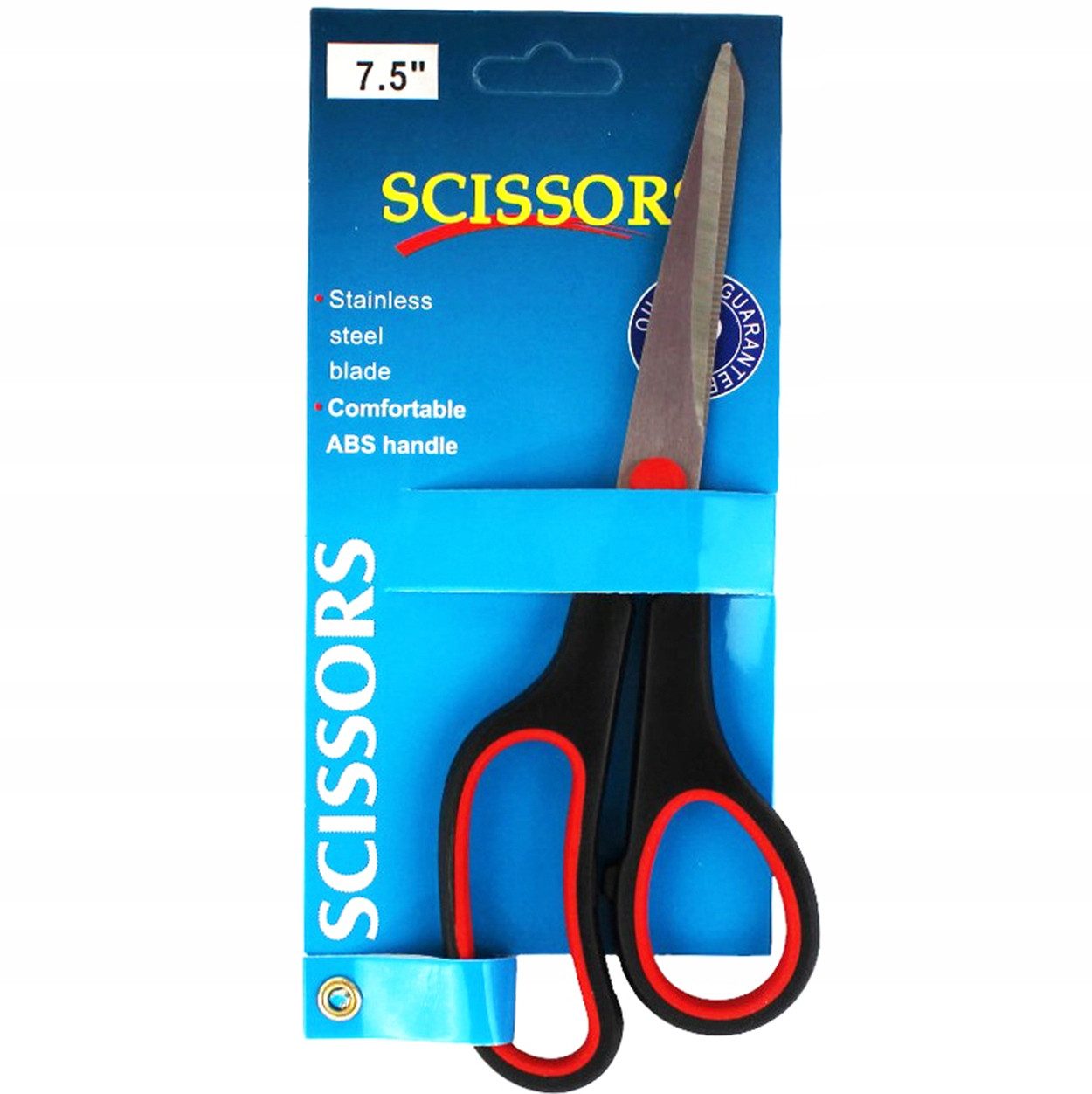Hard-er Universalschere 19 cm für Büro, Haushalt, Nähen und Basteln, scharfe Klingen mit ergonomischen Griffen für präzise Schnitte