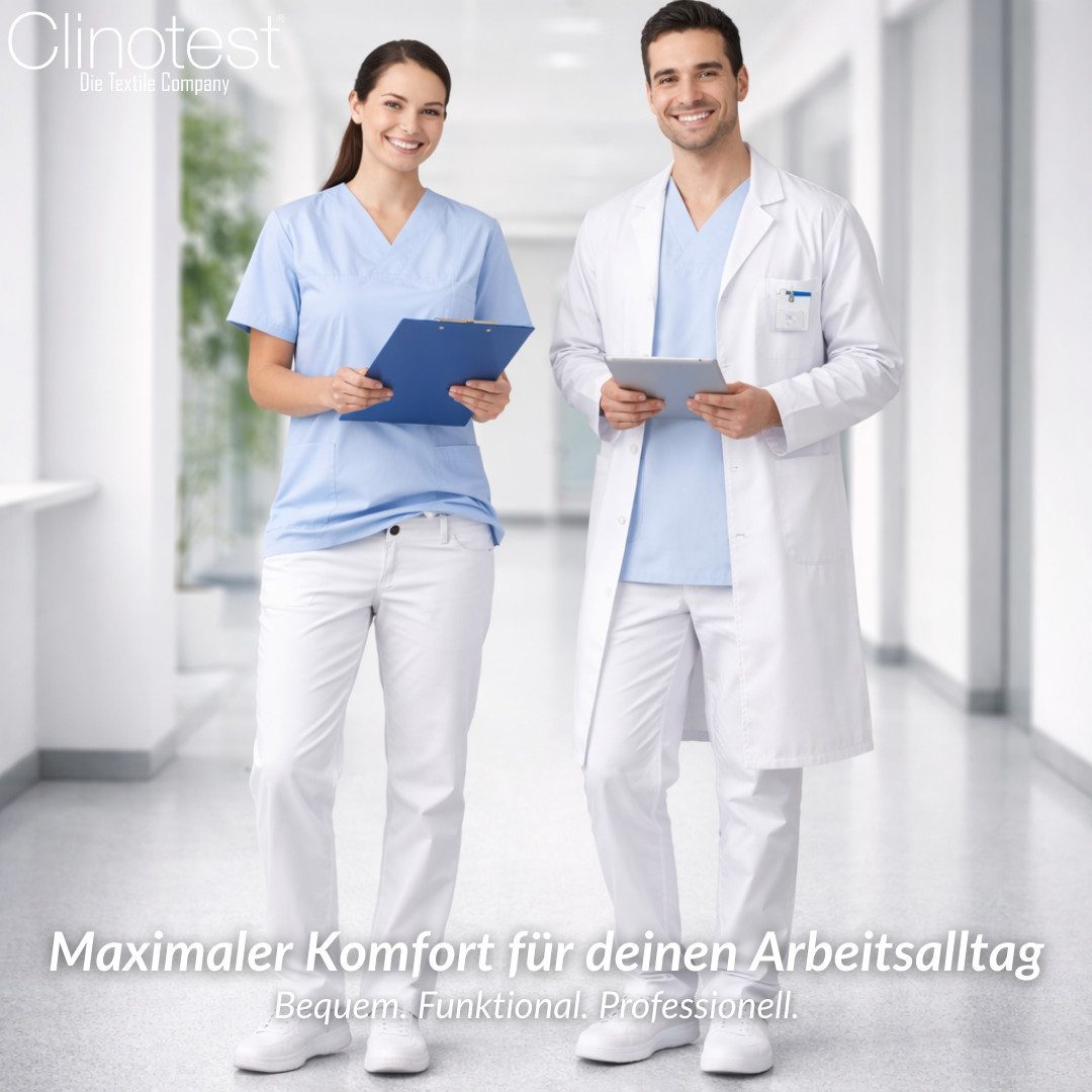 Clinotest Arbeitshose Paul/Paula, Jeanshose/Pflegehose/Klinikhose/Arzthose, Unisex