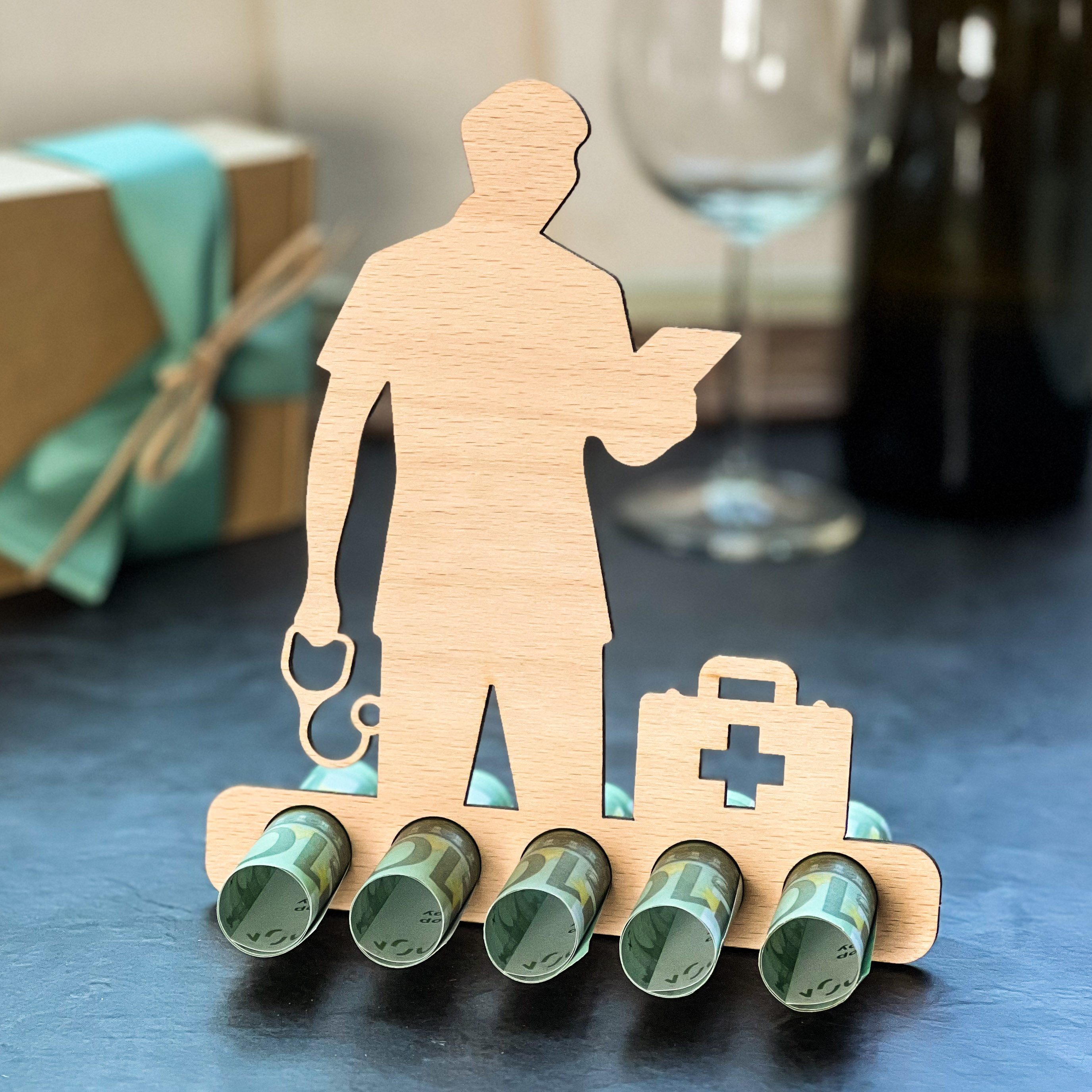 Spruchreif® Spardose Geldgeschenk aus Holz, Gutscheinverpackung, günstig online kaufen