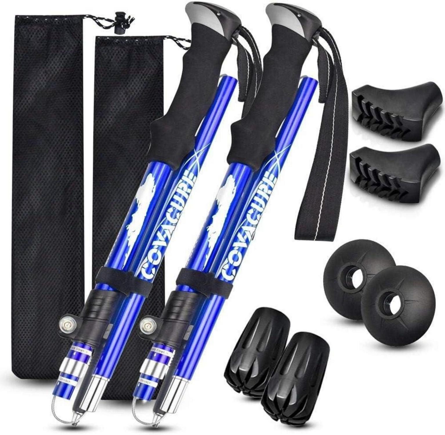 LuxusKollektion Campingstuhl Wanderstöcke Nordic Walking Stöcke günstig online kaufen