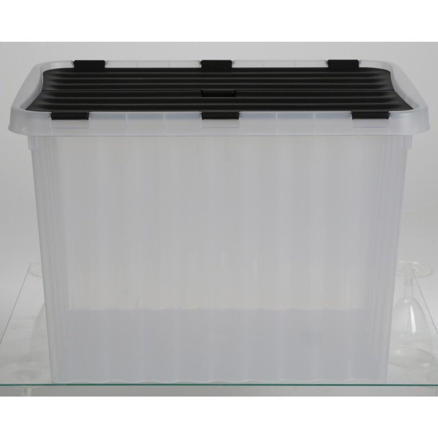 Jelenia Plast Aufbewahrungsbox 8x Wellenboxen 24L 43x30x30cm Transparent De günstig online kaufen