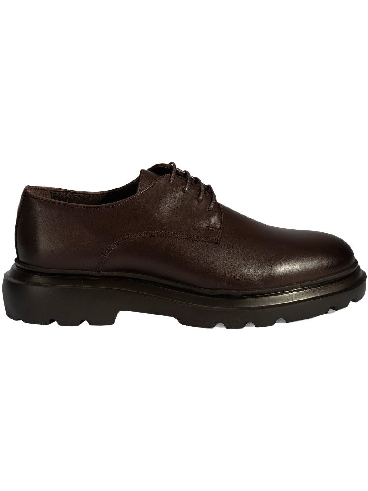 Desa Herren-Freizeitschuhe mit Schnürung – Hochwertiges Leder, runde Zehen Walkingschuh