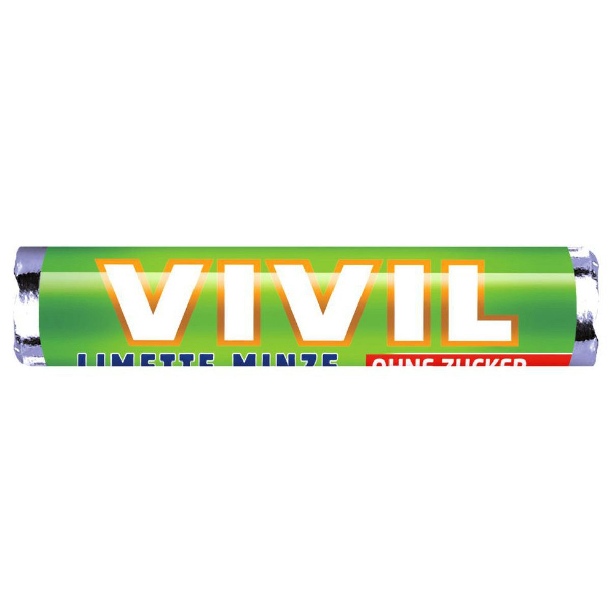 VIVIL Süßigkeit, Vivil Erfrischungsbonbons Minze Limette Rolle zuckerfrei 28g
