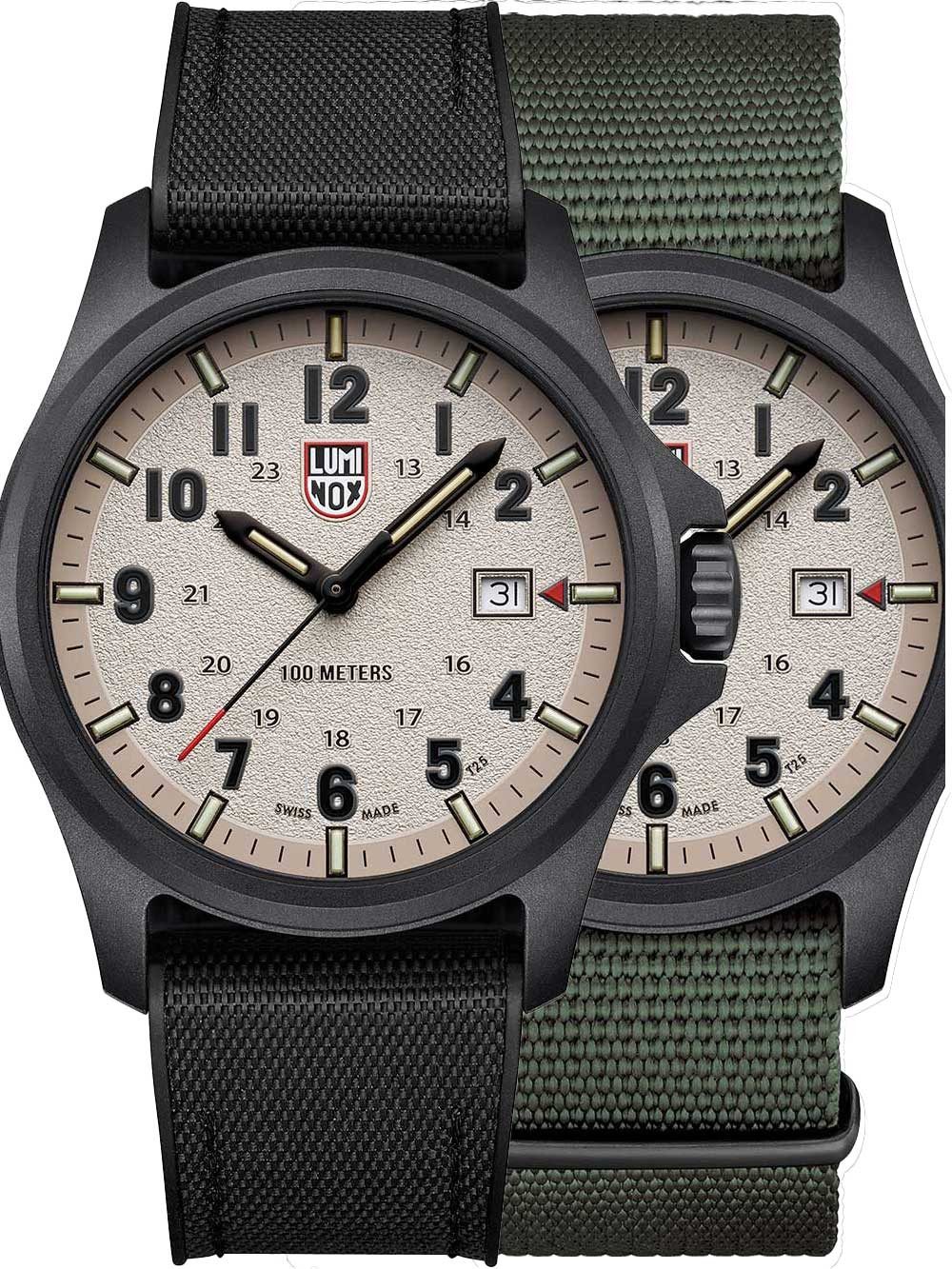 Luminox Quarzuhr Luminox XL.1971.SET Herrenuhr Atacama Field Carbonox Set m. 2. Band 43 Luminox XL.1971.SET Herrenuhr Atacama Field Carbonox Set m. 2. Band 43mm 10ATM