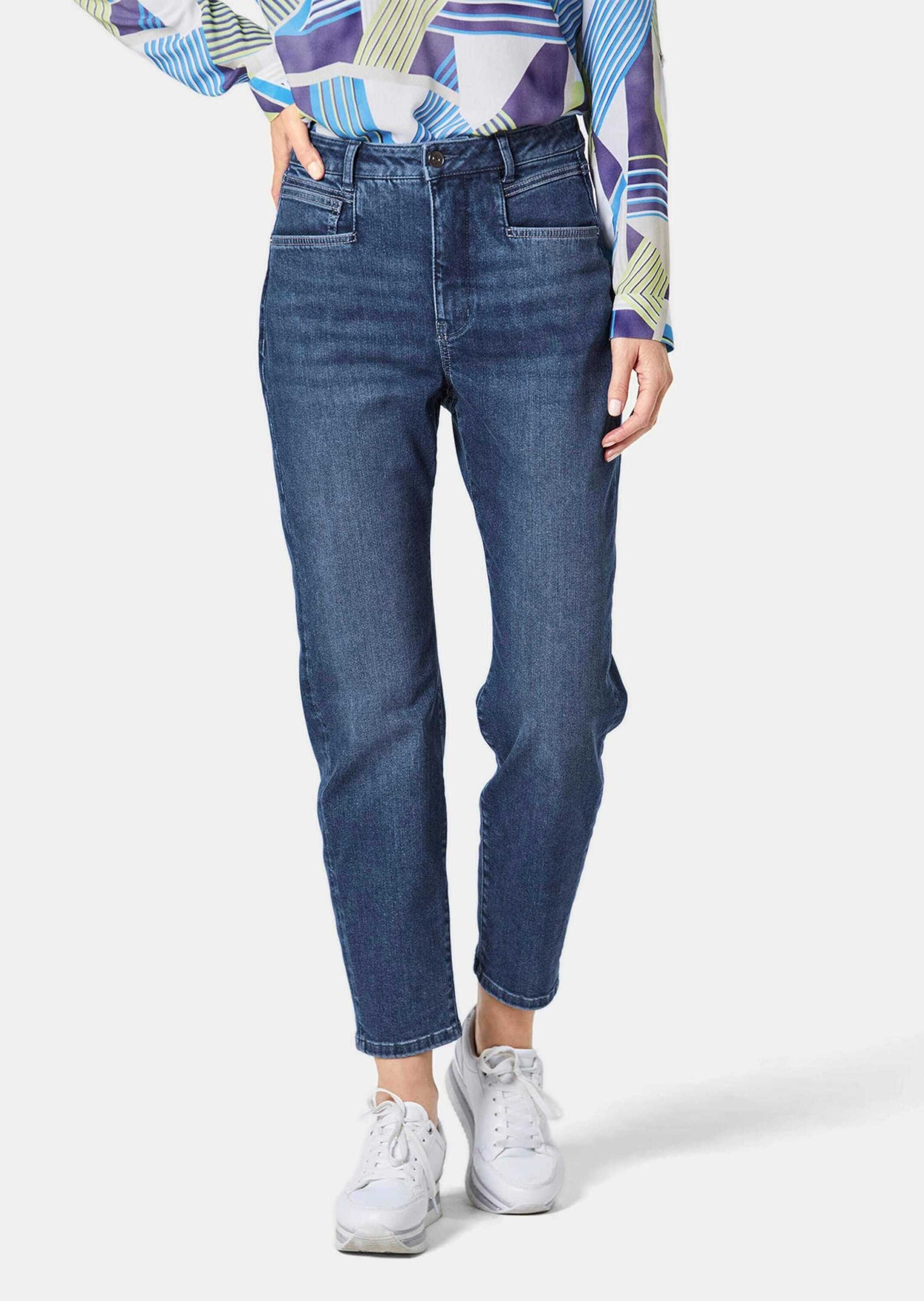 Jeans GOLDNER Komfort-Fit-Jeans Bequeme Kurzgröße: