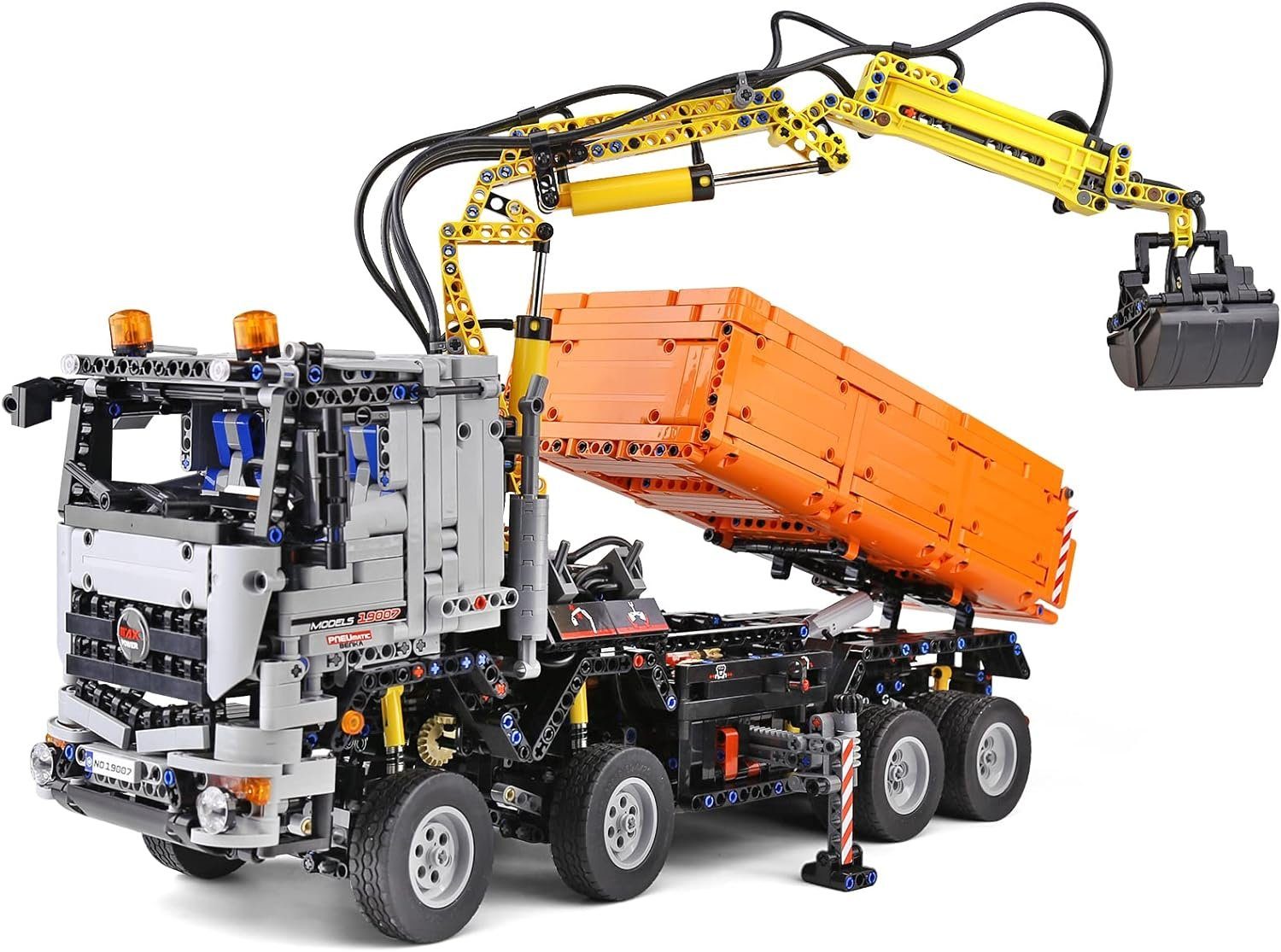 Mould King Mould King 19007 Pneumatic Truck - RC-Control Konstruktionsspielsteine, (2819 St)